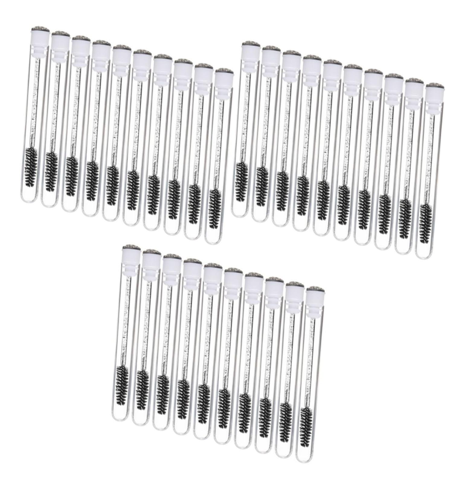 Beavorty 30 Pcs Makeup Supplies Mini Lash Fan Eyelash Mascara Lash Tools for Eyelash Extensions Plastic 11x1.3cmx3pcs Blackx3pcs - Buy Online on GoSupps.com