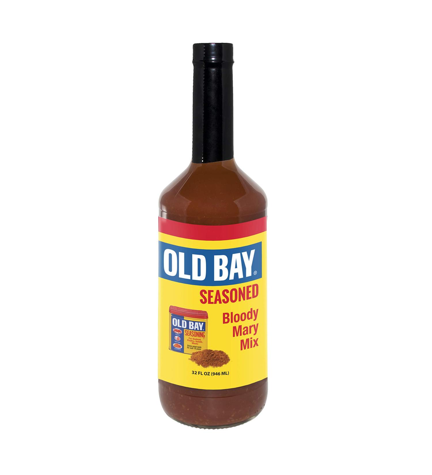 Old Bay Seasoned Bloody Mary Drink Mix - Gluten Free, All Natural, Low Sugar, Low Calorie - 32 oz (Case of 2) - Buy Online on GoSupps.com