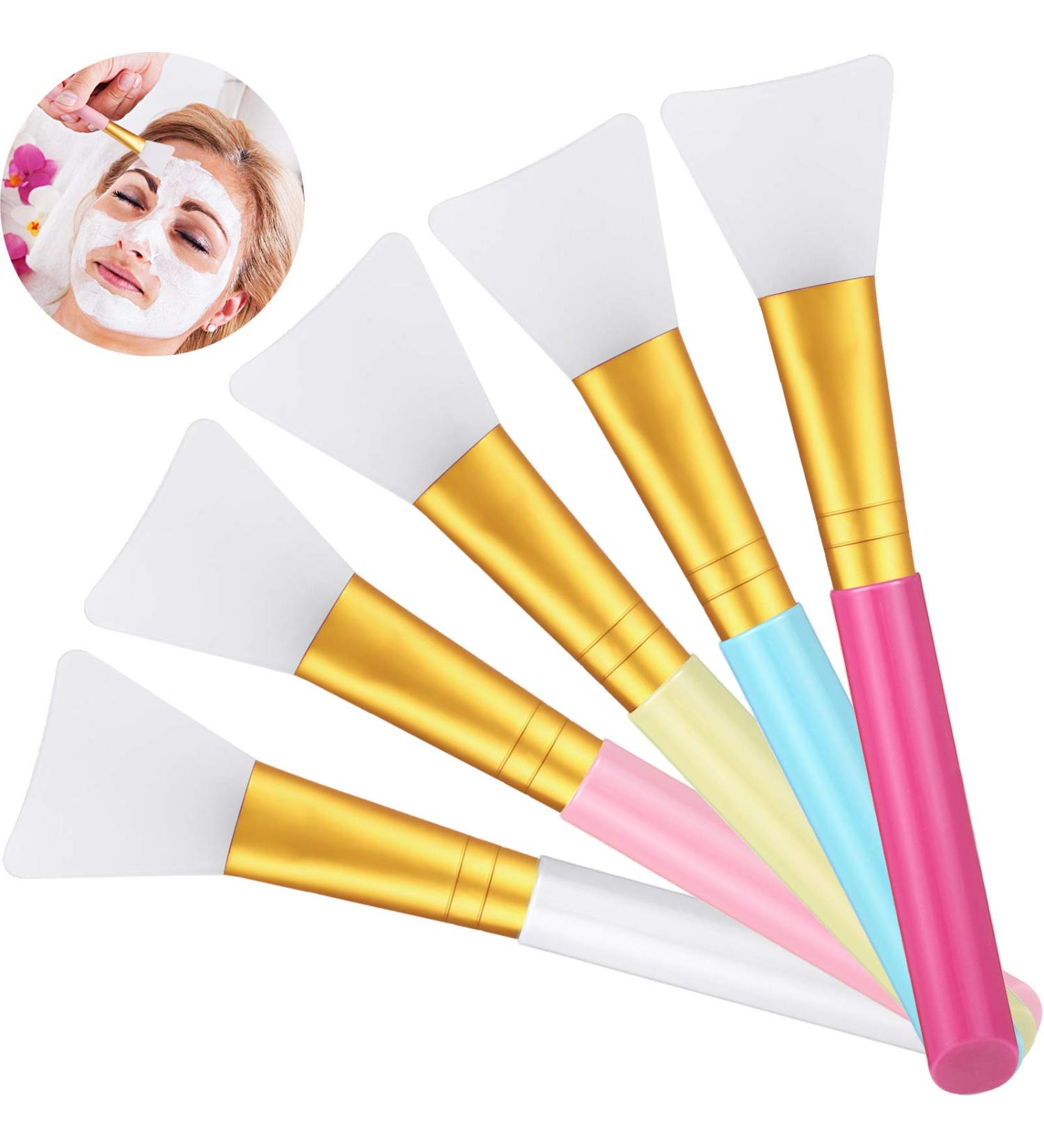 30 Pieces Silicone Face Mask Brushes | Soft Applicators for Mud Masks & Beauty Tools | 5 Colors Available - Buy Online on GoSupps.com
