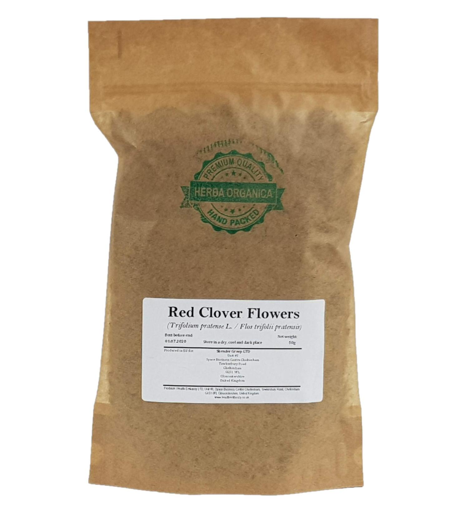 Herba Organica Fleur de Tr fle Rouge Tisane - Trifolium Pratense L - Red Clover Flower Tea (100g)