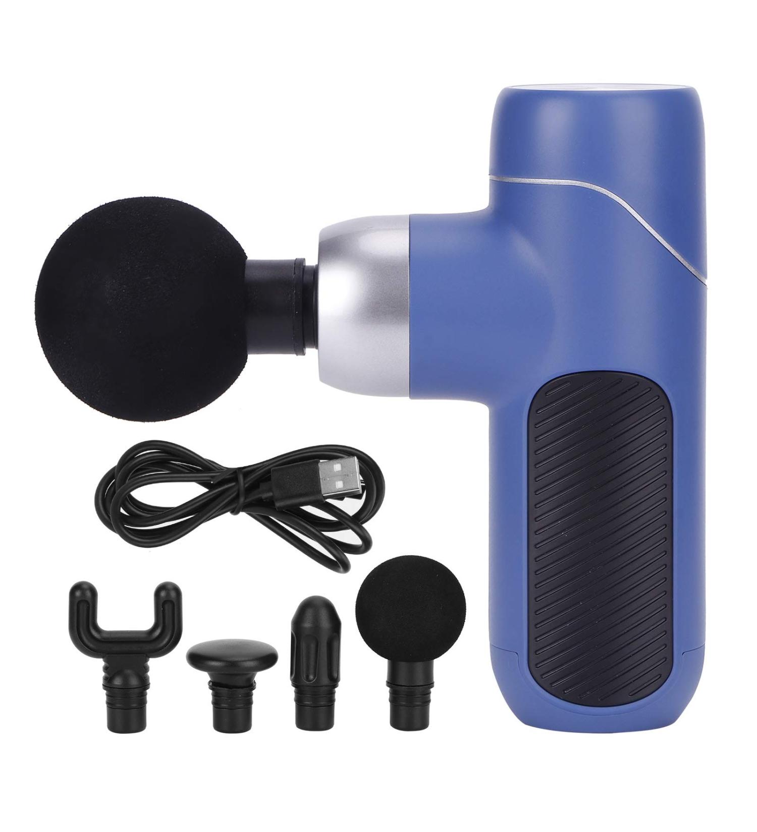 Evscan Deep Fabric Muscle Massage Device - Sore Muscle Relief Stiffness & Pain - Super Quiet 4-Speed High Intensity Vibration - Buy Online on GoSupps.com