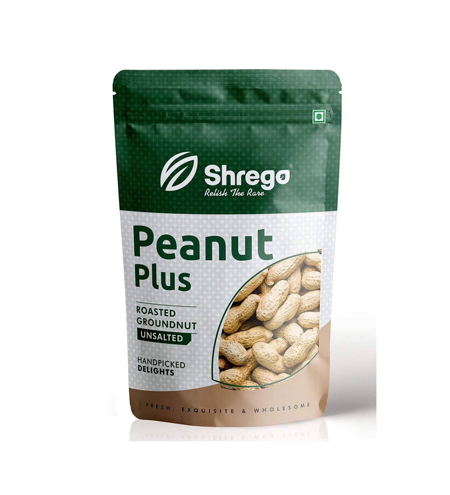 SHREGO Peanut Plus Roasted Groundnut Unsalted 375G