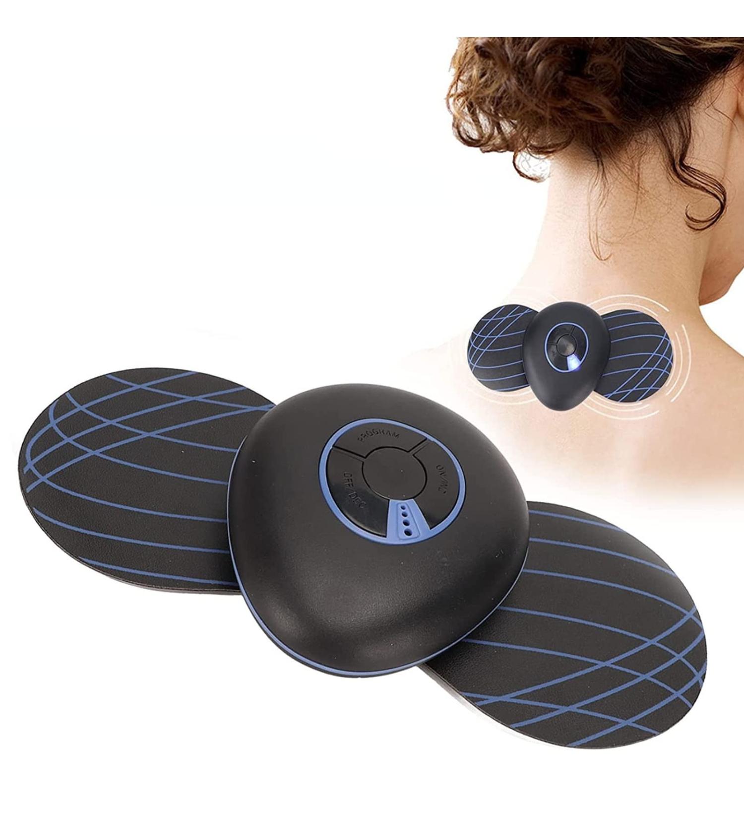 Neck Massage Device - Mini Lymphatic Drainage 6 Modes Bioelectric & USB Charging - Adjustable Support for Relaxation - Buy Online on GoSupps.com