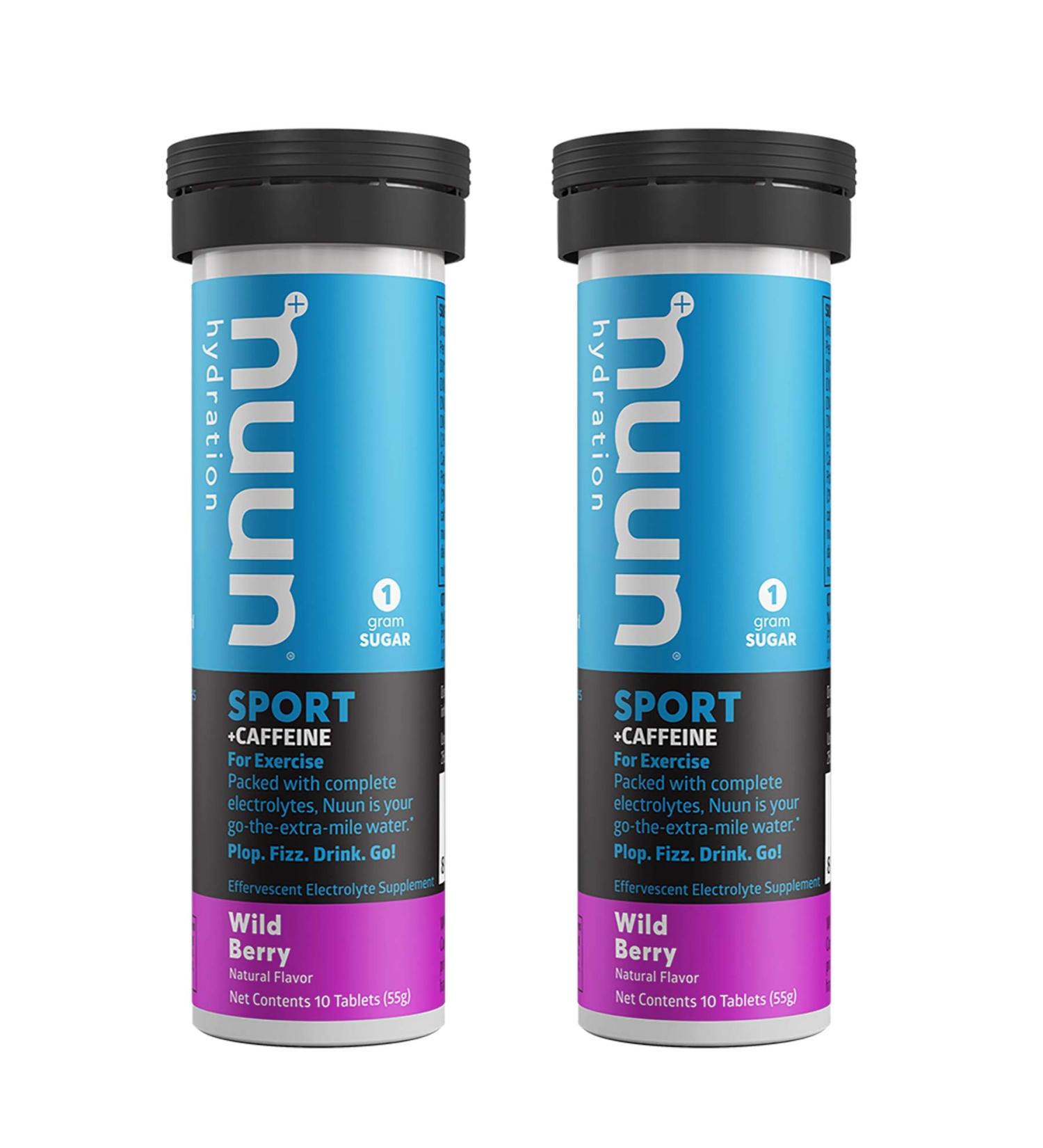 Nuun Hydration Drink Tabs - Energy - Wild Berry - 10 Tablets - Buy Case of 2 | International Shipping Available - Buy Online on GoSupps.com