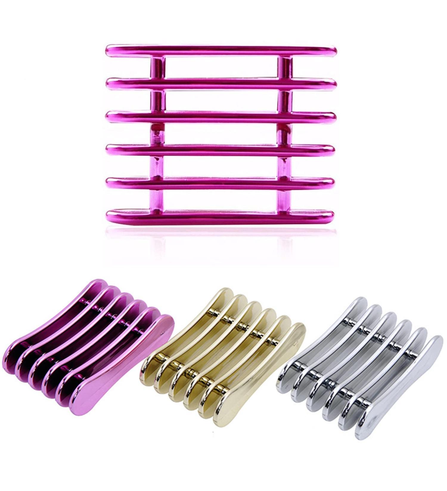 Monika Car 3-Piece Acrylic Nail Brush Holder - Violet Makeup Organizer & Gel Nail Accessories - Buy Online on GoSupps.com