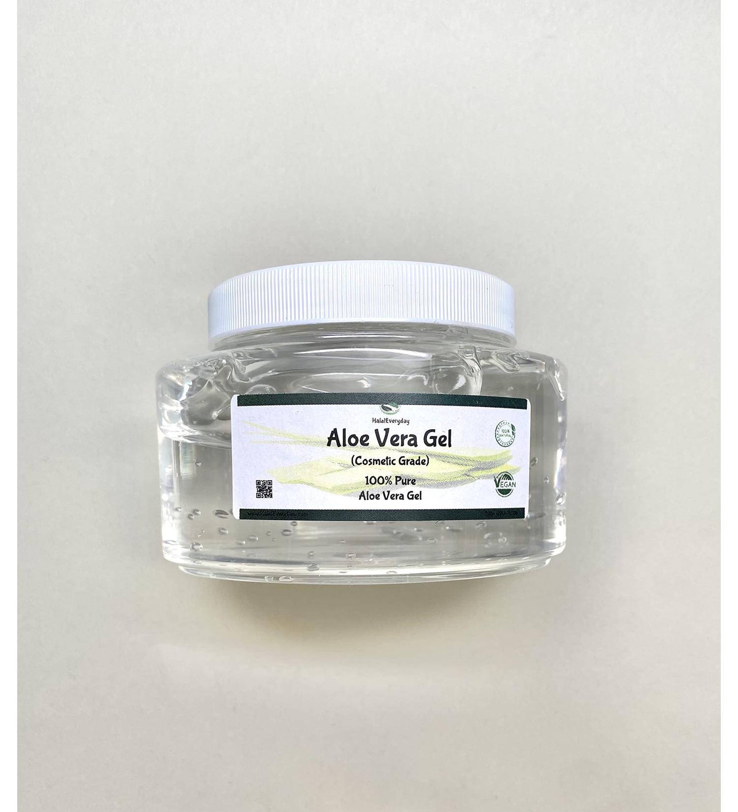HalalEveryDay | 100% Pure Aloe Vera Gel | After Sun Care Soothe & Hydrate | Sun Burn Relief | Moisturizing | Vegan | 32 oz