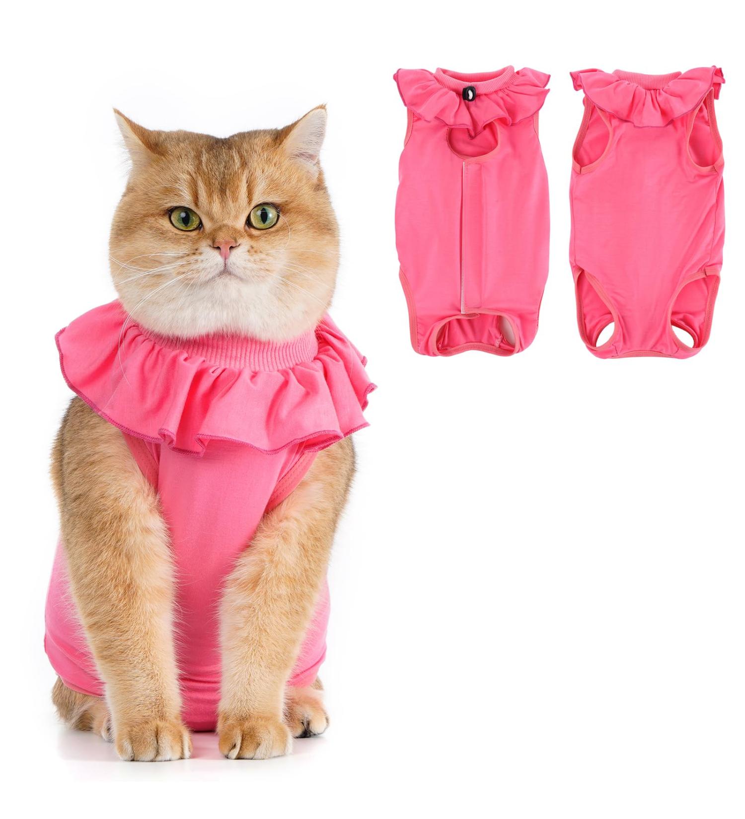 Avont Katzenbody Recovery Suit for Cats - Leak Protection Post-Surgery Wear Small Rosepink - Buy Online on GoSupps.com