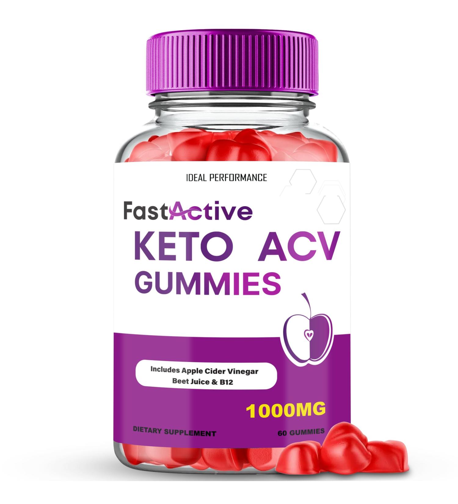 Fast Active Keto + Gummies Fast Active Keto ACV Keto Supplement Gummies - Maximum Strength All Natural Support Formula FastActive Keto+ACV Advanced Formula FastActive Keto Gummy Reviews (1 Pack) - Buy Online on GoSupps.com
