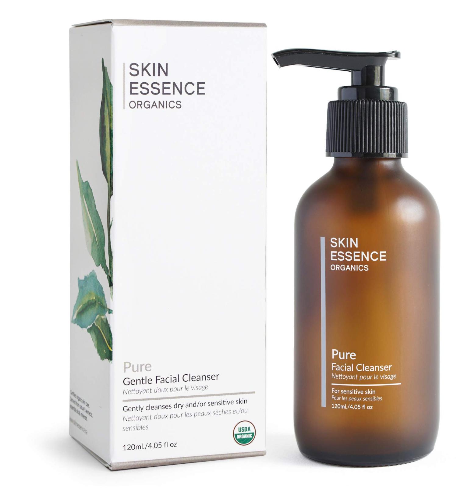 Skin Essence Organics Pure Gentle Facial Cleanser | Best Organic Facial Cleanser for All Skin Types - International Shipping Available - Buy Online on GoSupps.com