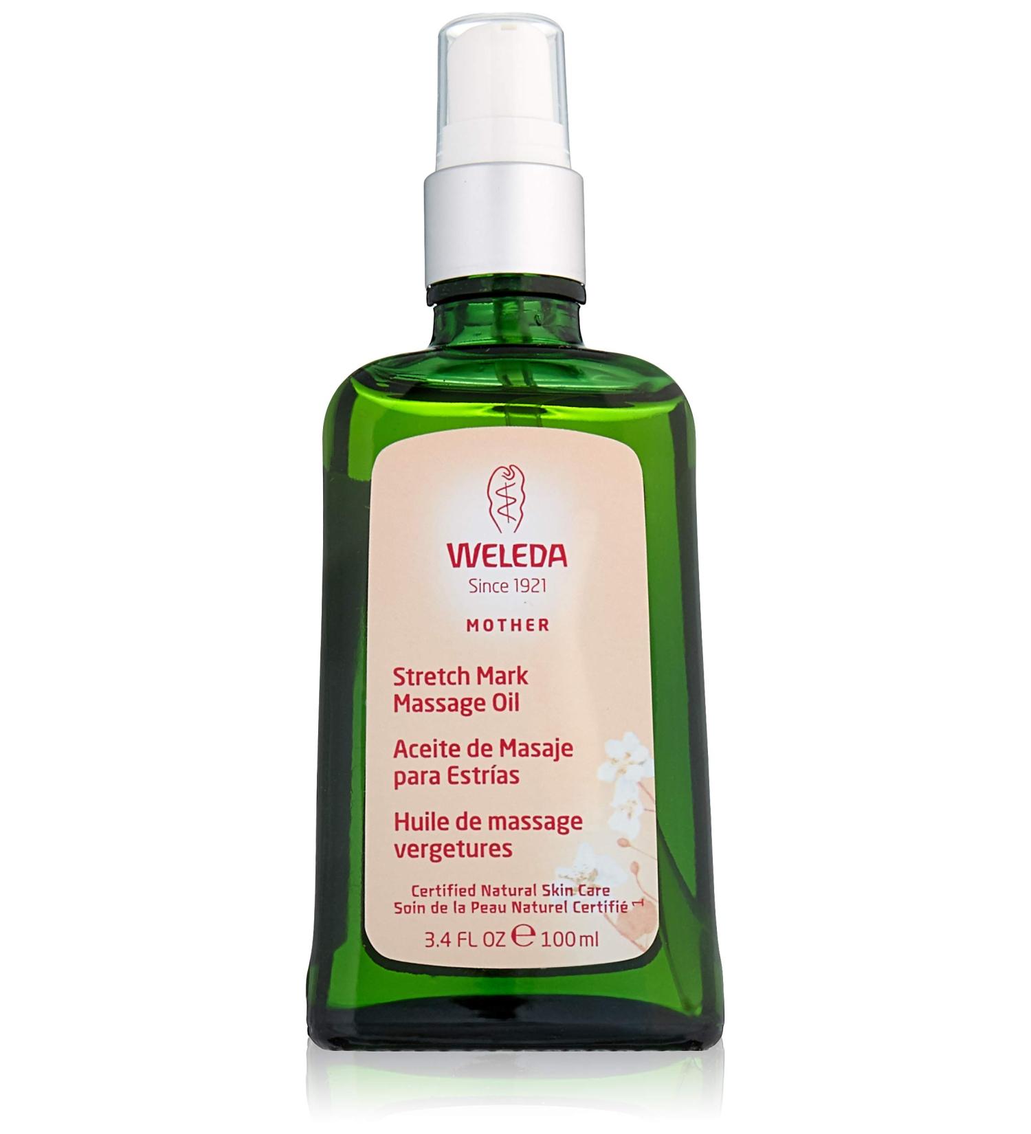 Weleda Mother Stretch Mark Massage Oil 3.4 fl oz - Natural Skin Care for Moms - Buy Online on GoSupps.com