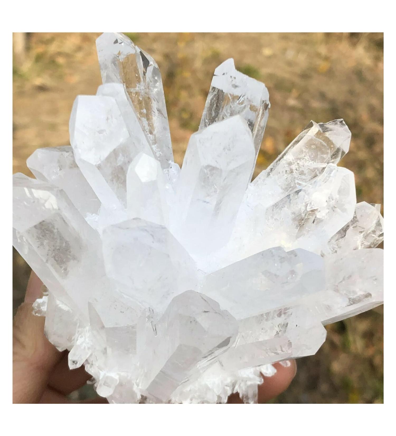 Natural Crystal Rough Natural Crystal Rough Natural Rare White Quartz Crystal Cluster SpecimenAntiques Exorcise Evil Spirits Money Drawing Semi-Precious Stone Jade Jewelry Jaspery Natural (Size : 550 550-600g - Buy Online on GoSupps.com