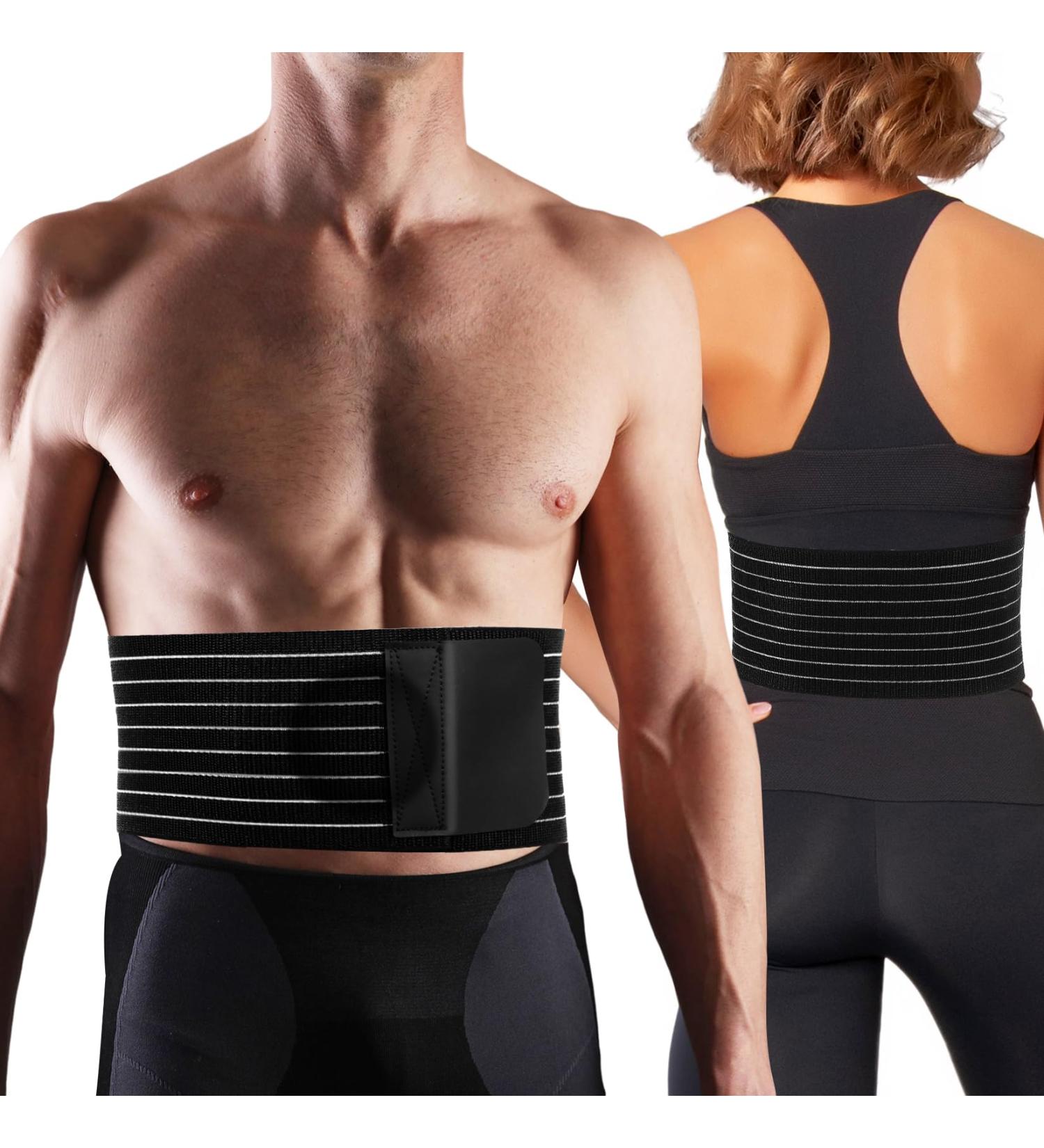 Buy Abdominal Hernia Belt for Women & Men | Lightweight Post-Surgery Umbilical Support Belt | S-M Size Compression Pad - Buy Online on GoSupps.com