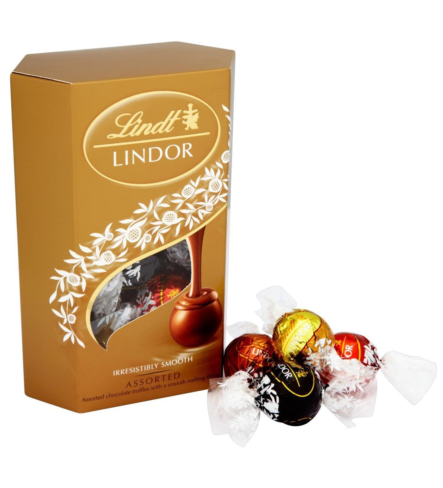  Lindt Lindt Lindor Assorted Chocolate Truffles 5 Pack 200g - Buy Online on GoSupps.com
