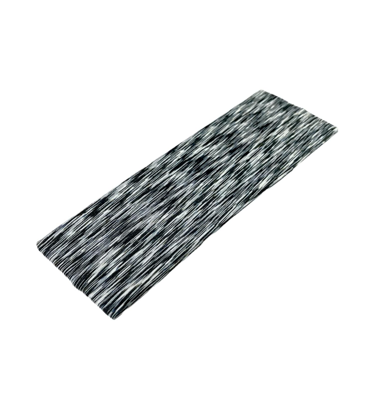 WESTEND CHOICE 7cm Headband Stretchy Hair Band for Yoga Gym & Running Soft Unisex Headbands for Women's Hair Stretchable Head Band (Black)