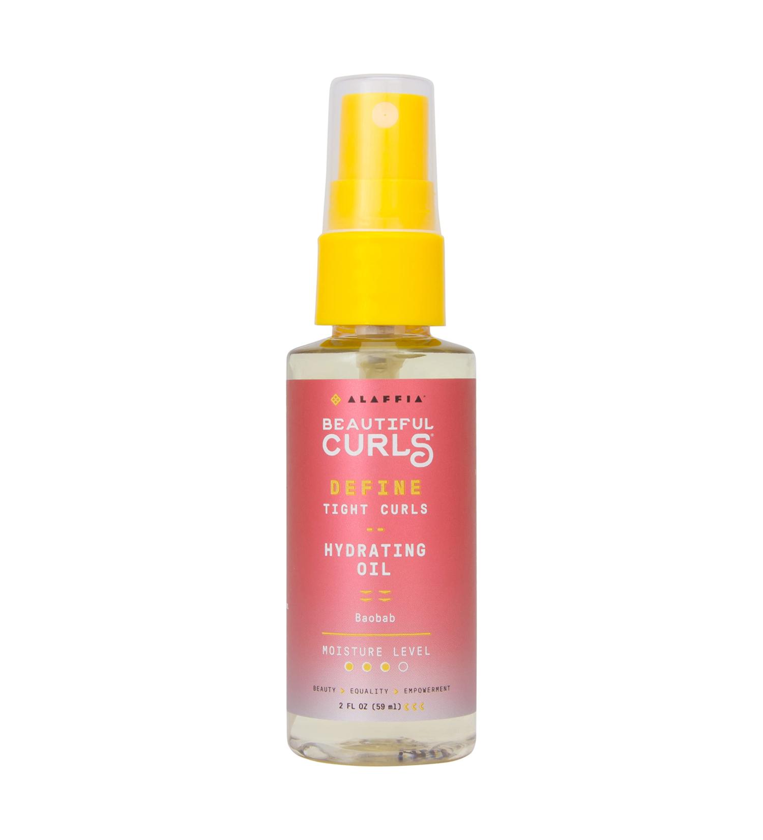 Alaffia Beautiful Curls Define Hydrating Oil Spray - Argan & Baobab for Thick Curls Revitalizes Dry Hair 2 Fl Oz - International Shipping Available - Buy Online on GoSupps.com