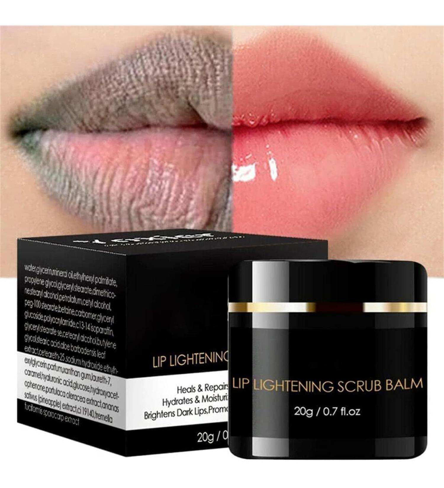 Lip Lightening Scrub Balm Lip Scrub Balm Lightening Brightening Dark/Smoker Lips 20g Dark Lips Lightening Treatment Lip Balm Scrub Lip Lightening Cream for Dark Lips for Women and Men 0.7 Fl Oz - Buy Online on GoSupps.com