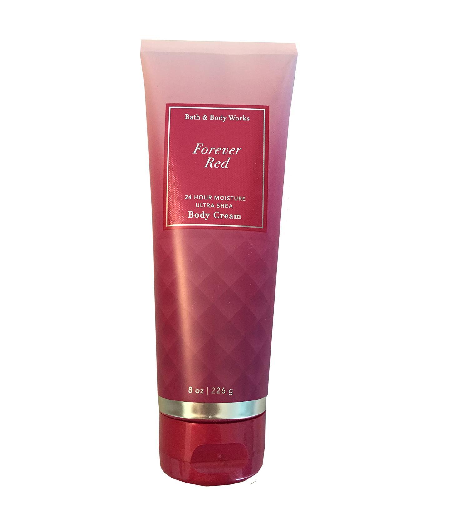 Bath and Body Works FOREVER RED Ultra Shea Body Cream 8oz (2018 Limited Edition) - Coconut Pomegranate Vanilla - Pack of 1 - Buy Online on GoSupps.com