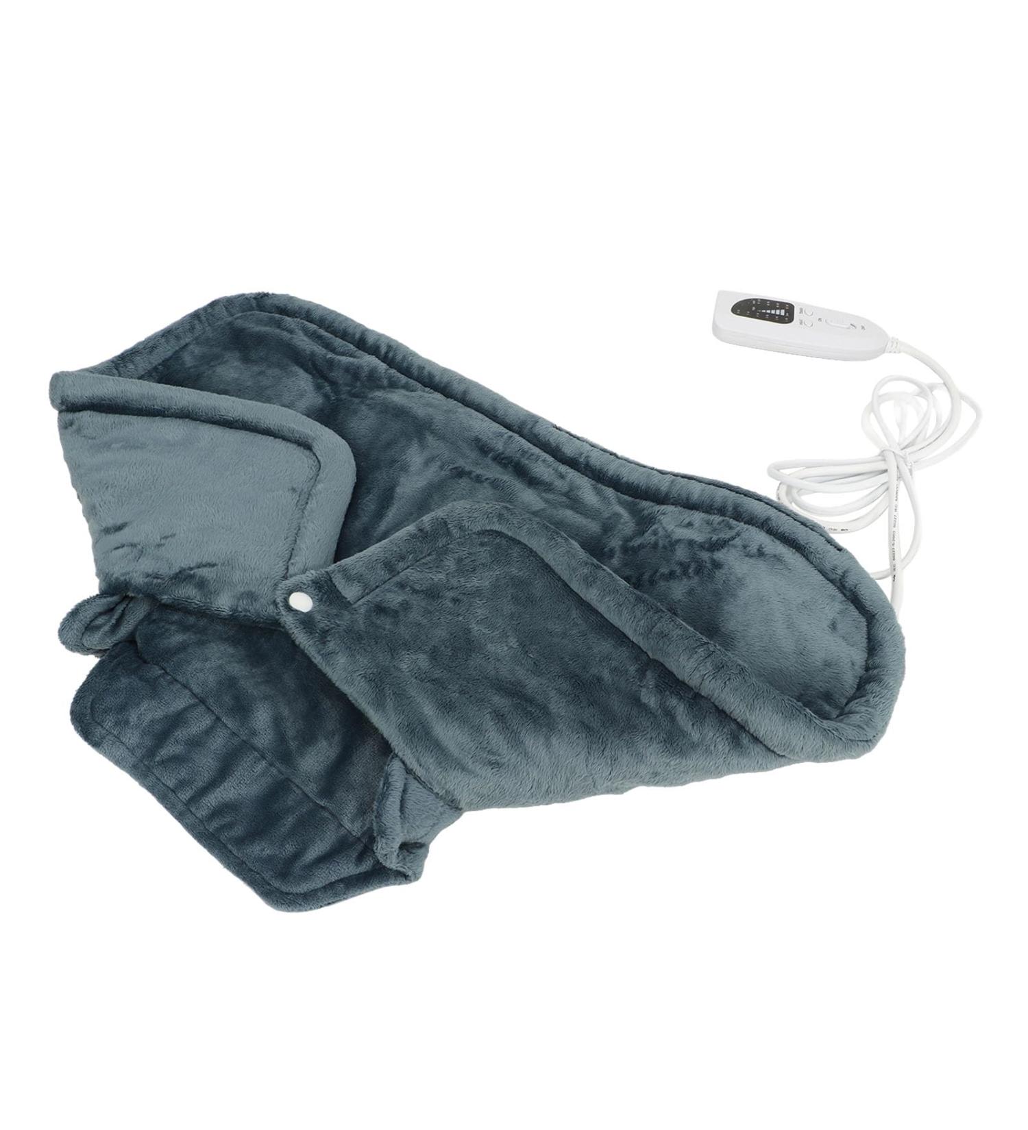 Haofy Electric Heating Scarf - Adjustable Shoulder Heating Pad with Timer Function | EU Plug 220-240V | Perfect for Office Use - Buy Online on GoSupps.com