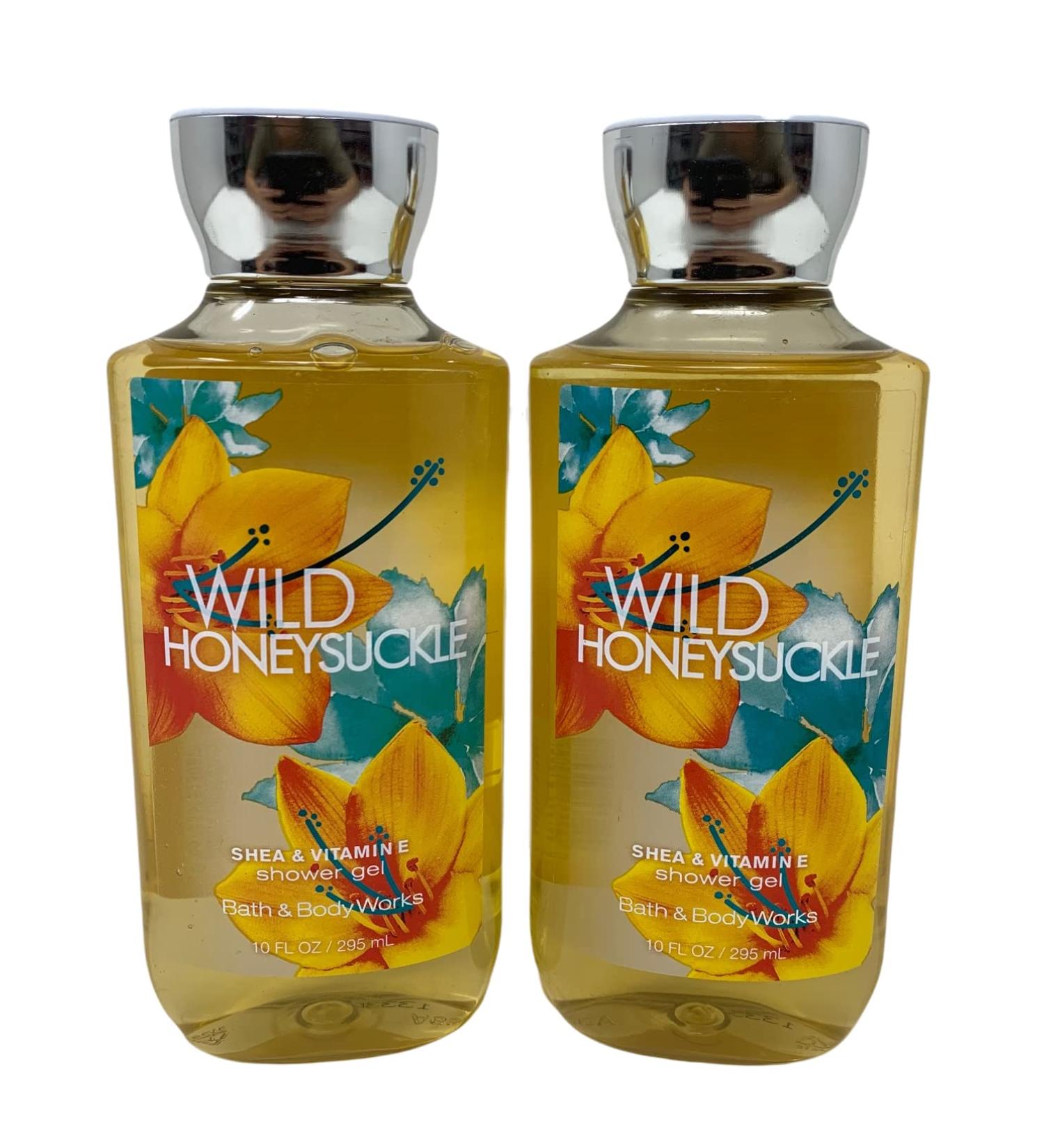 Bath & Body Works Wild Honeysuckle Shower Gel 10 Oz SET of TWO