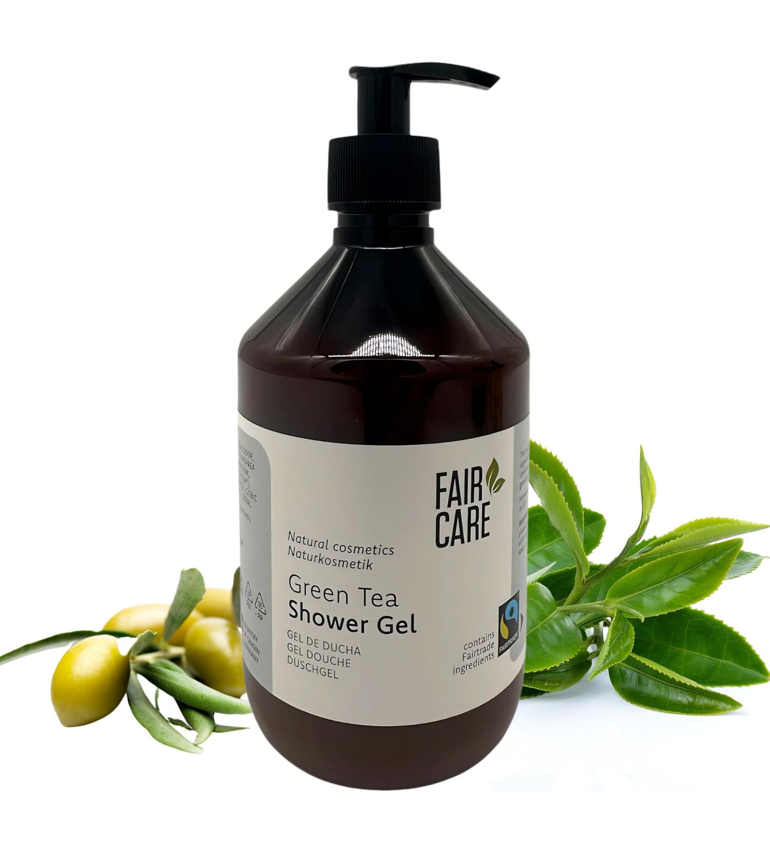 Fair Squared Shower gel for skin and hair 475 ml green tea moisturizing FAIRTRADE shower gel fresh scent with green tea - Buy Online on GoSupps.com