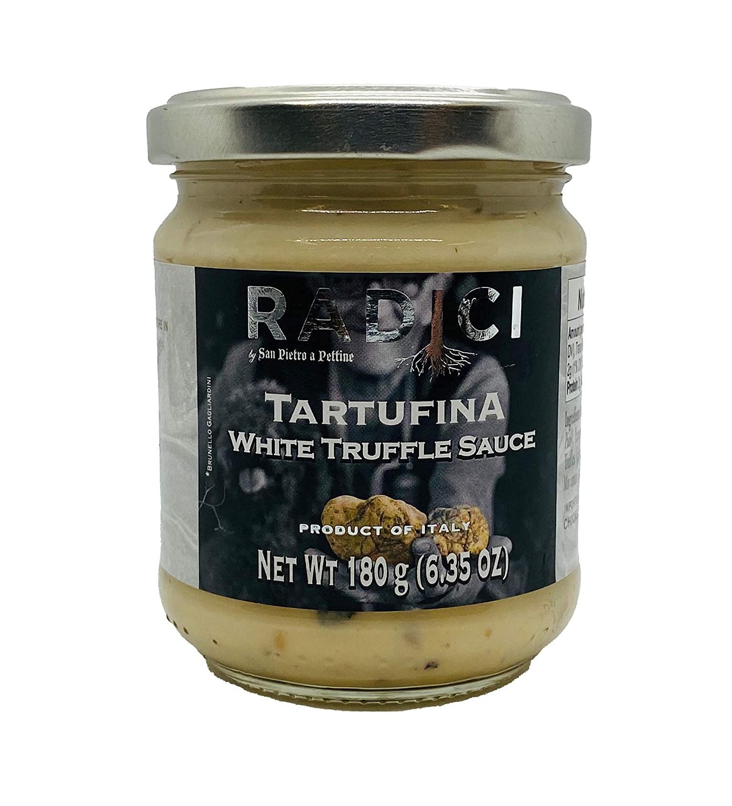 Tartufina Bianca White Truffle Sauce 6.35 oz - Imported from Italy (Umbria) | Gourmet Condiment - Buy Online on GoSupps.com