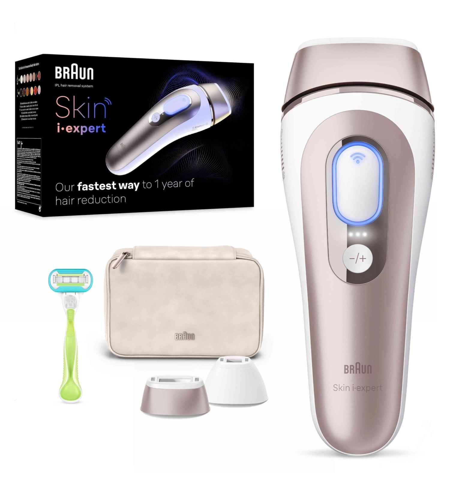 Braun Smart IPL 7 Skin I - Expert Hair Removal for Women | Free App 2 Attachments Laser Alternative Designed in Germany - PL7147 - Buy Online on GoSupps.com