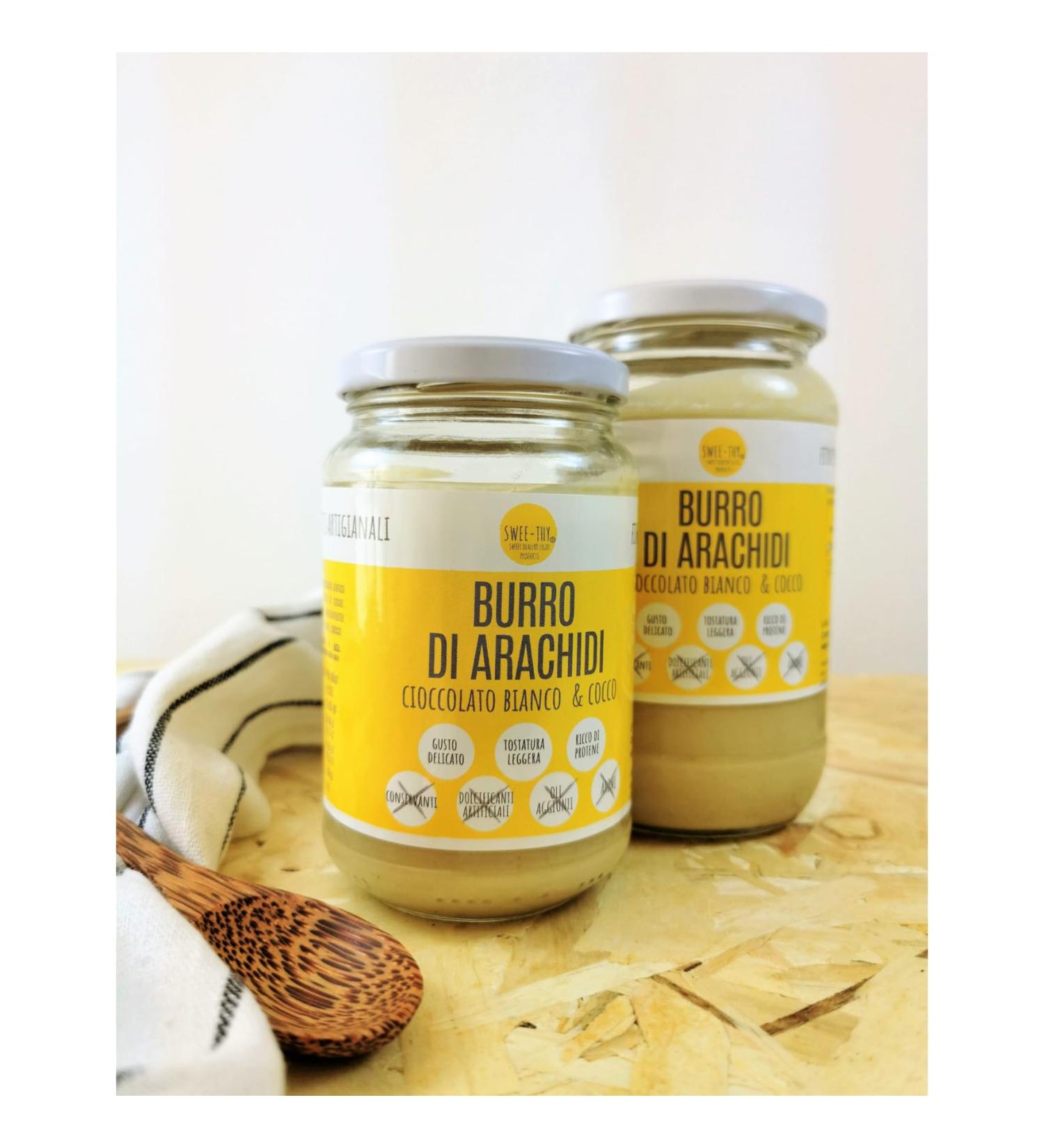 PEANUT BUTTER - WHITE CHOCOLATE AND COCONUT 300g