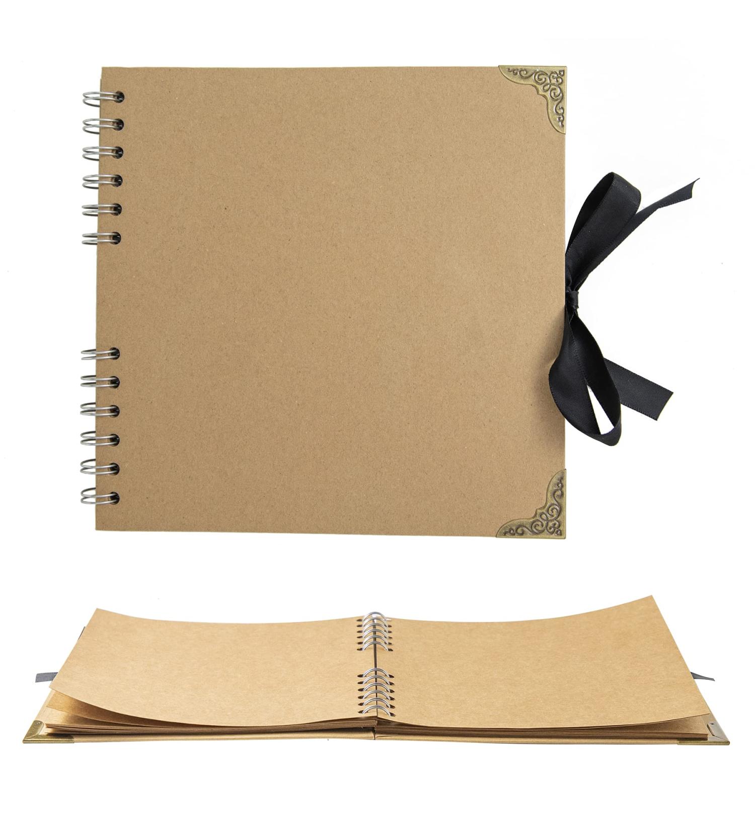 8x8 Inch DIY Scrapbook Album - Perfect for Wedding, Anniversary, and Family Photos - Buy Online on GoSupps.com