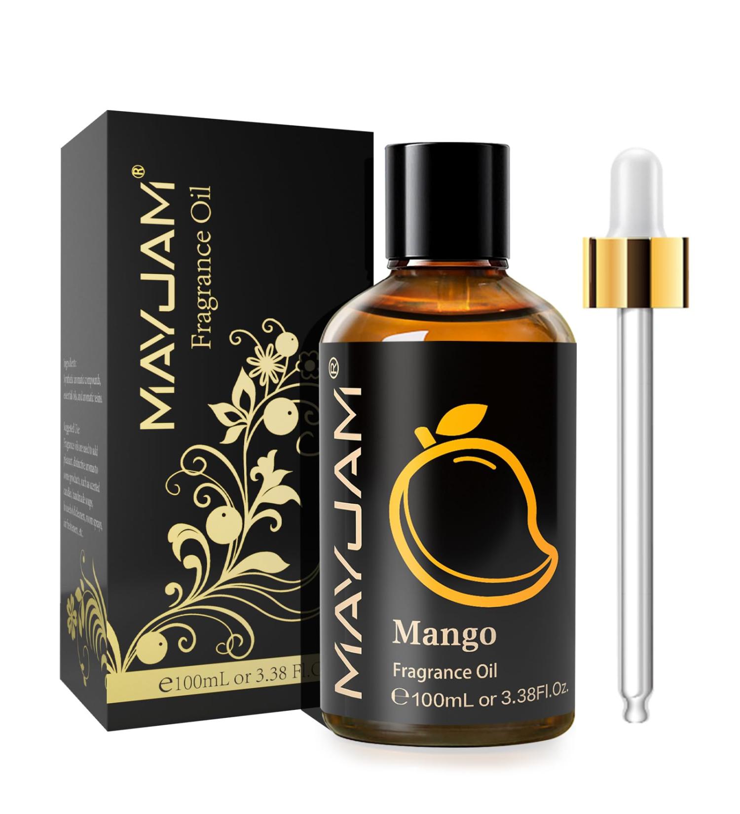 MAYJAM Mango Oil 100ml - Premium Fragrance Oil for Diffusers Aromatherapy & Home Use | International Shipping - Buy Online on GoSupps.com