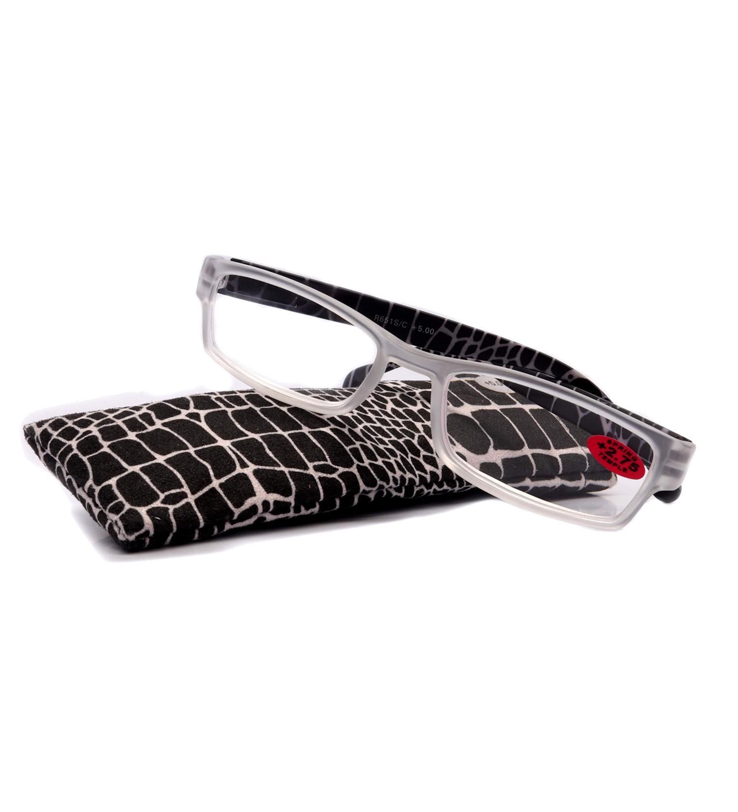 Premium Xena Square Reading Glasses | High Magnifications +4.50 | International Shipping Available - Buy Online on GoSupps.com