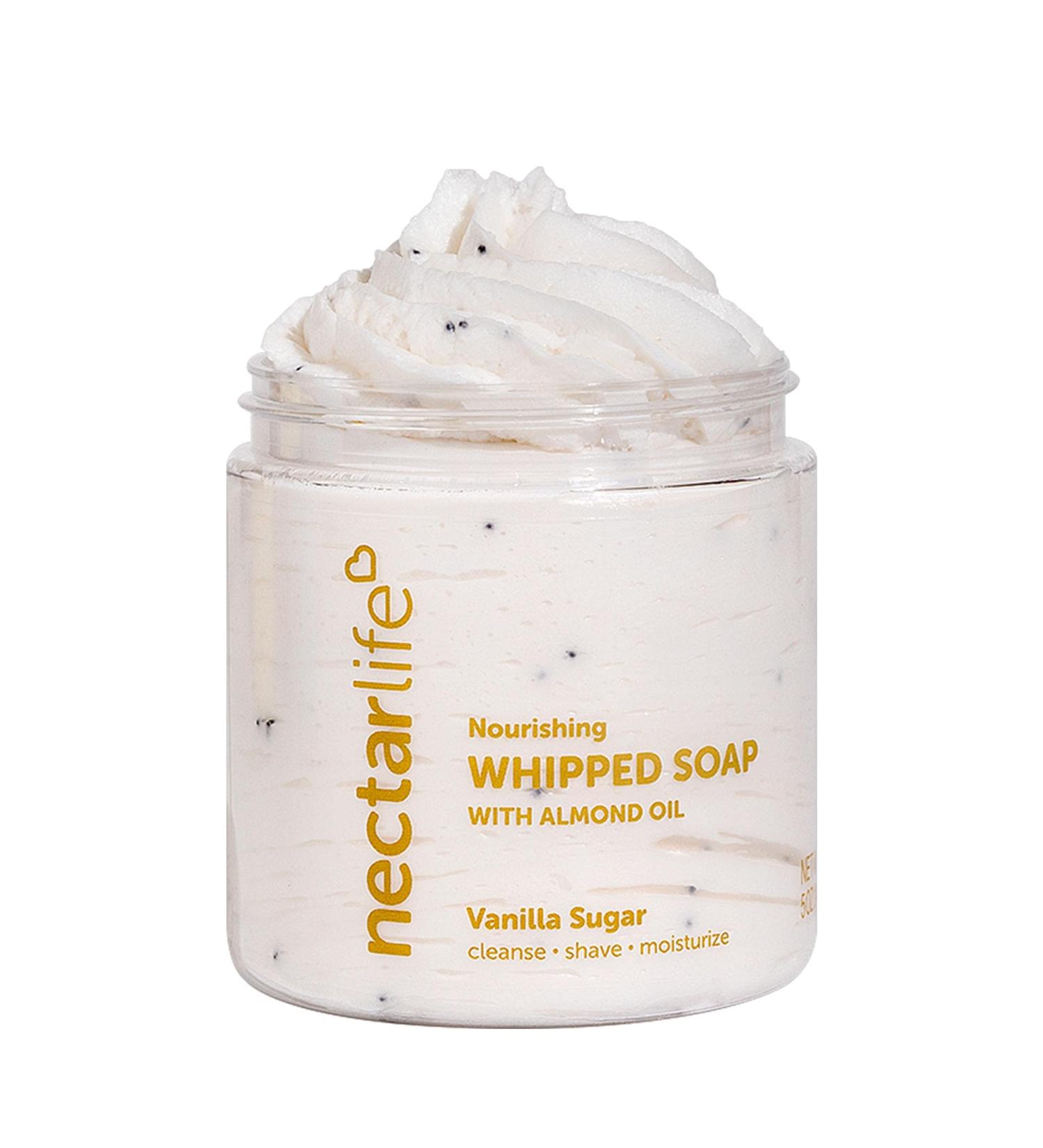 Nectar Life Whipped Soap and Shave Butter 5 oz (Vanilla Sugar) 5 Ounce (Pack of 1) Vanilla Sugar - Buy Online on GoSupps.com