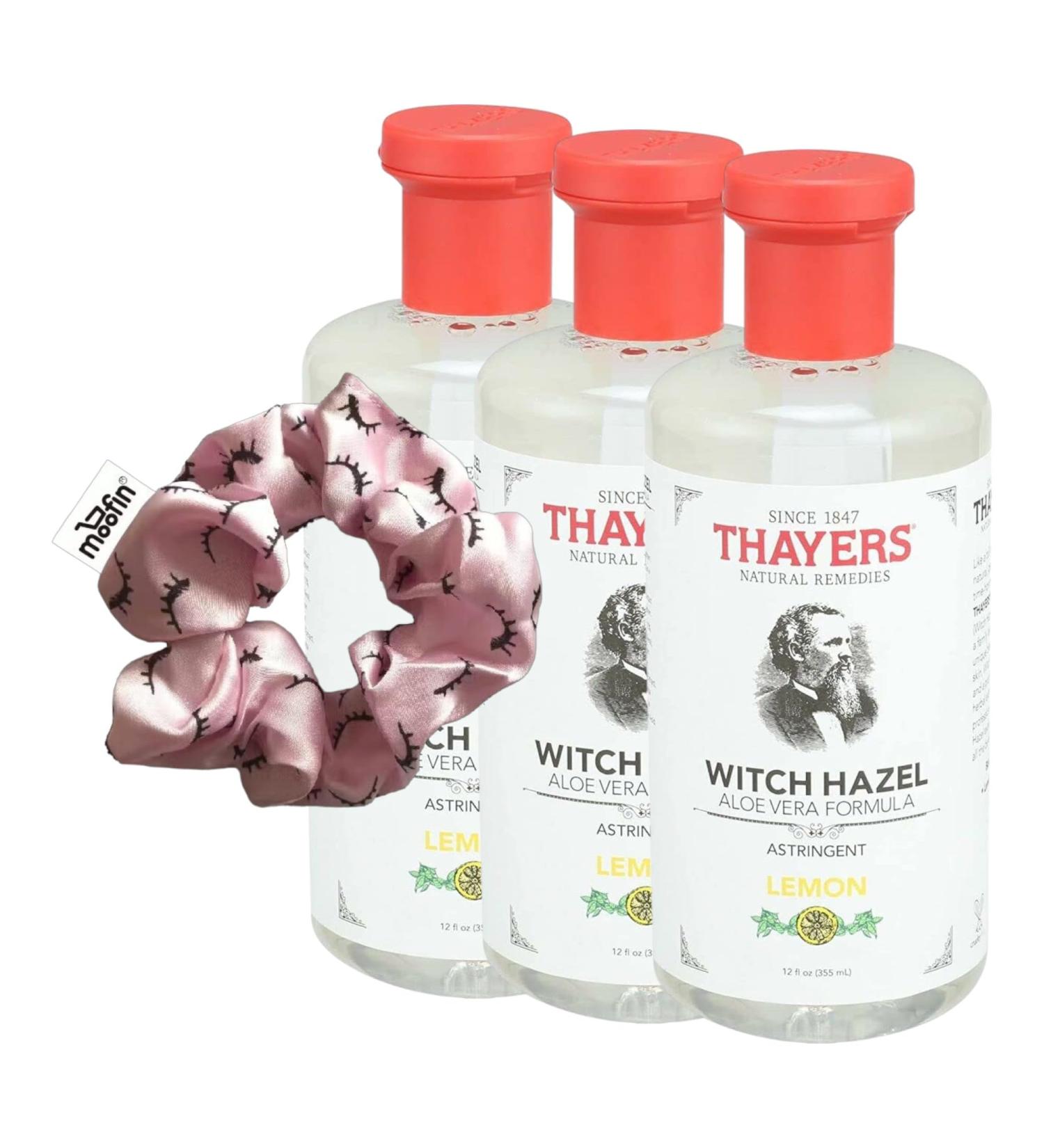 Witch Hazel Toner with Aloe Vera - 12 Fl Oz Alcohol-Free Rose Petal Scent | Natural Skin Care & Facial Cleanser | Pack of 3 for Radiant Skin - Buy Online on GoSupps.com