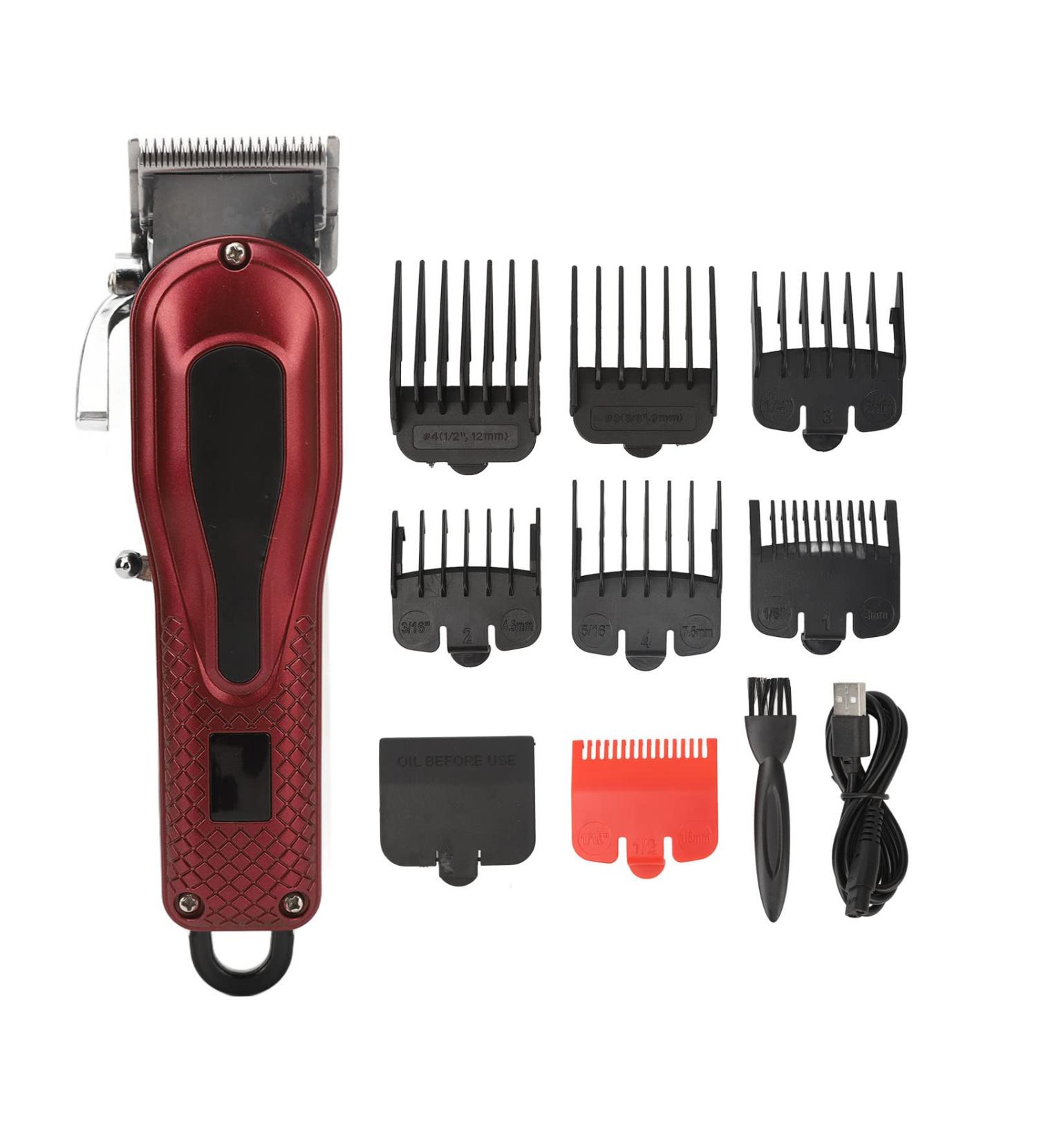 CTPCRTYK Hair Trimmer Hair Clippers Rechargeable Long Standby LED Display Low Noise for Hairdressers - Buy Online on GoSupps.com