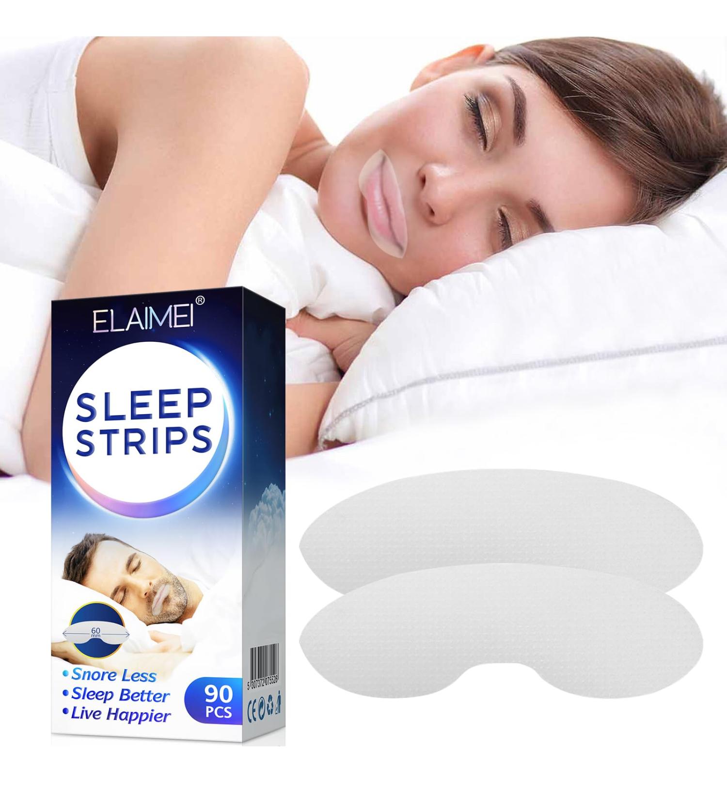 90 Pcs Mouth Tape for Sleeping | Yetree Sleep Strips - Stop Snoring, Sleep Talk, and Drooling | Improved Nighttime Sleeping for Men and Women - Buy Online on GoSupps.com
