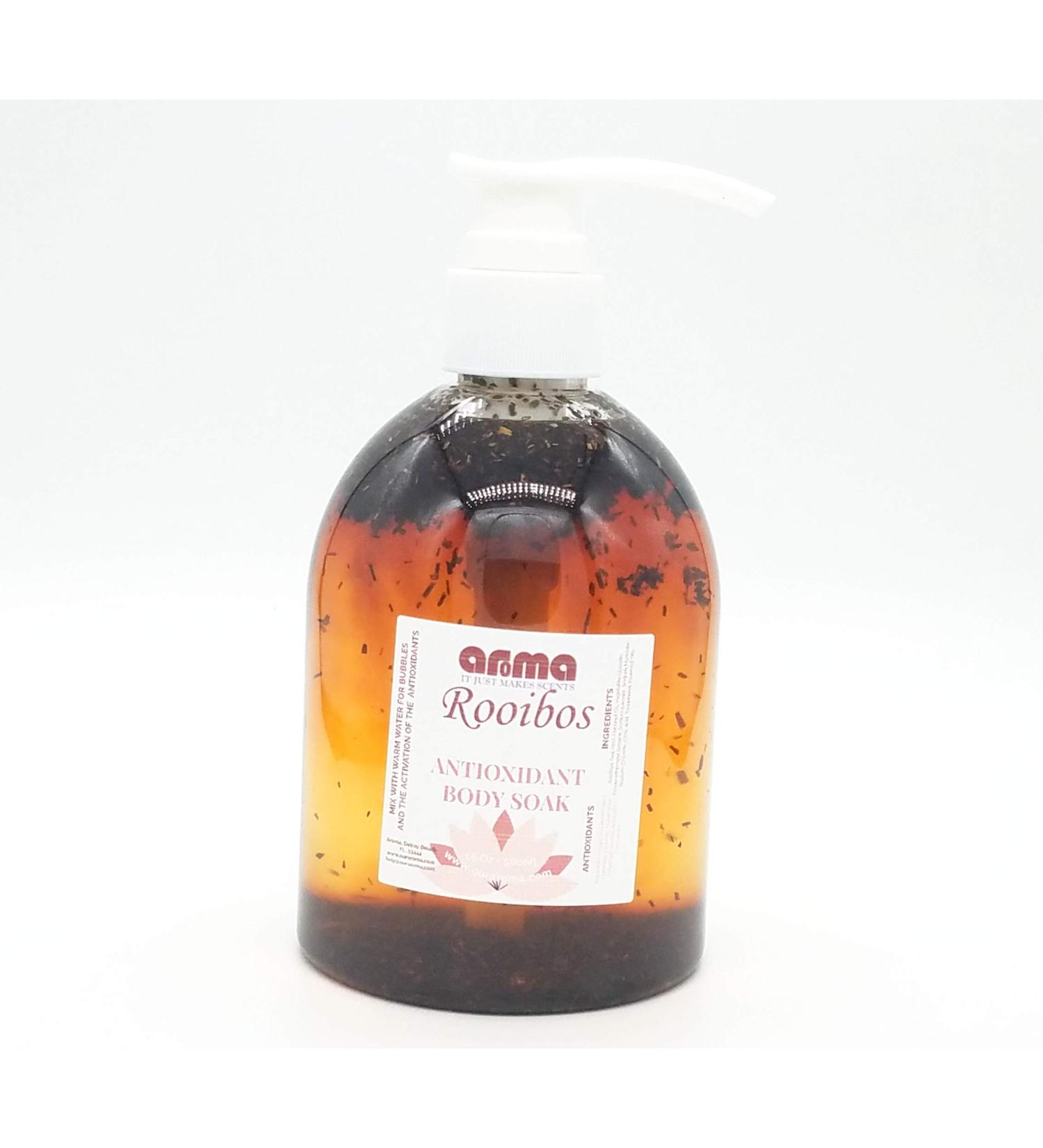 Aroma Rooibos Antioxidant Body Soak - Detoxify & Relax with Essential Oils | 16 Fl Oz - International Shipping Available - Buy Online on GoSupps.com
