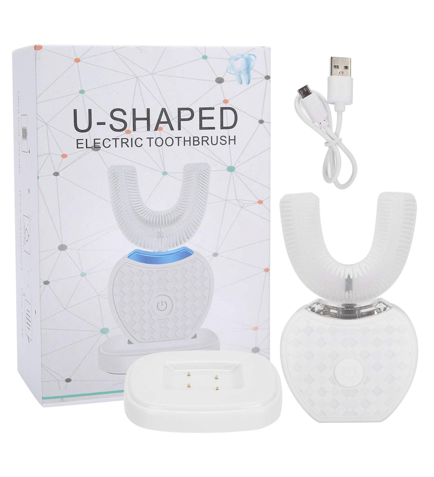 ANGGREK U Shape Adult Electric Toothbrush - 360 Teeth Whitening & Oral Care Tool - Buy Online on GoSupps.com