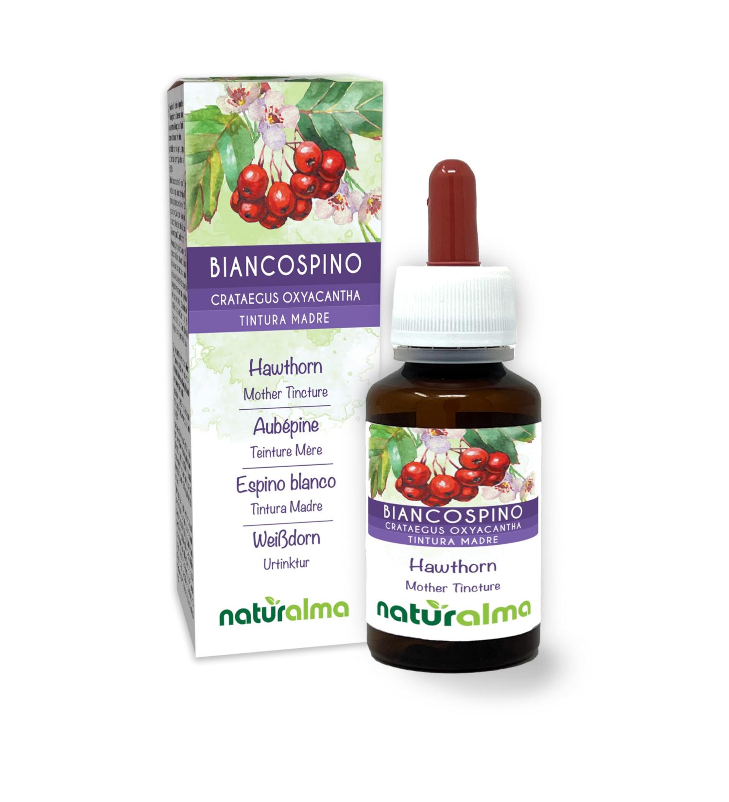 Aub pine (Crataegus oxyacantha) feuilles et fleurs Teinture M re sans alcool Naturalma - Extrait liquide gouttes 60 ml - Compl ment alimentaire - V g talien ou v gan Sans alcool 60 ml (Lot de 1) - Buy Online on GoSupps.com