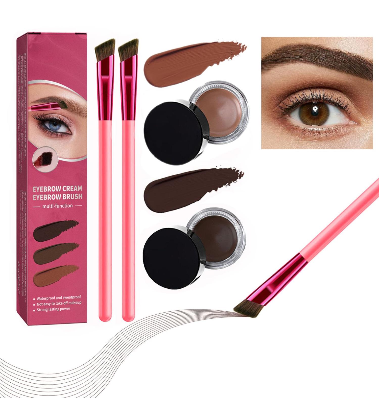 Nimecal Eyebrow Nimecal Eyebrow Gel Nimecal Home Eyebrow Care Kit 4D Laminated Anjoize 4D Laminated Brow Grooming Kit Multifunction Eyebrow Brush With Waterproof Eyebrow Gel (Taupe+Light Brown) - Buy Online on GoSupps.com