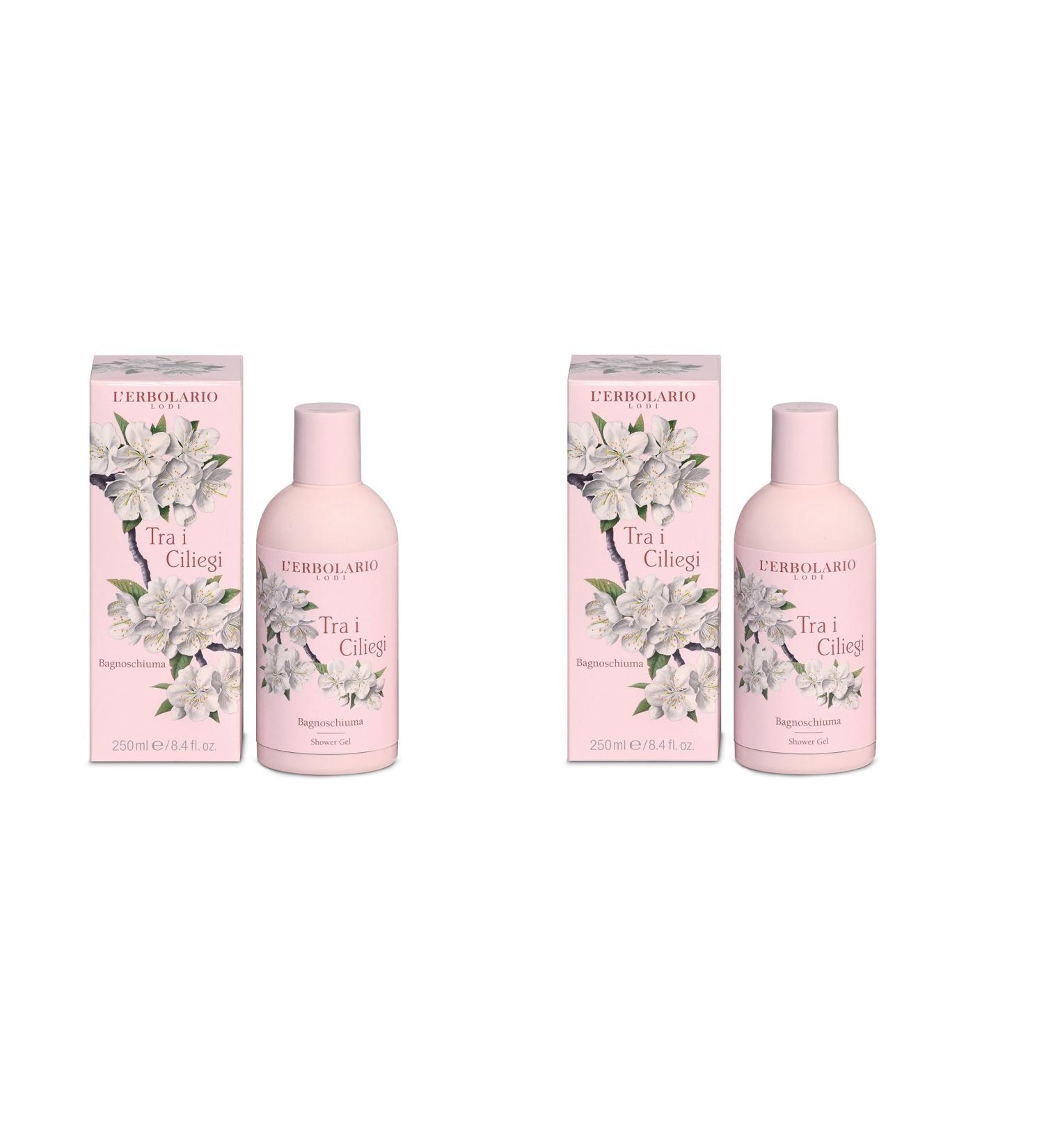 L'Erbolario ERBULAR - Between the cherry trees foaming bath 2 tubs of 250 ml