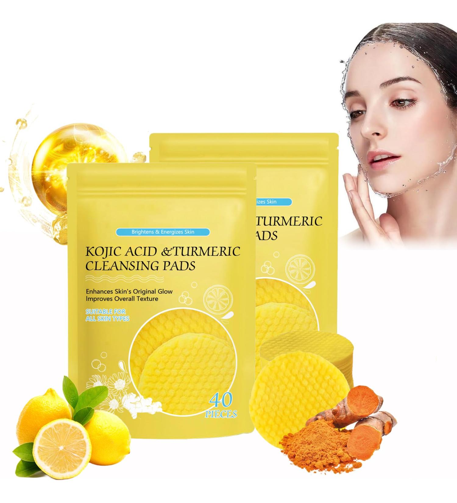 Kojic Acid Turmeric Cleansing Pad - Buy Online on GoSupps.com