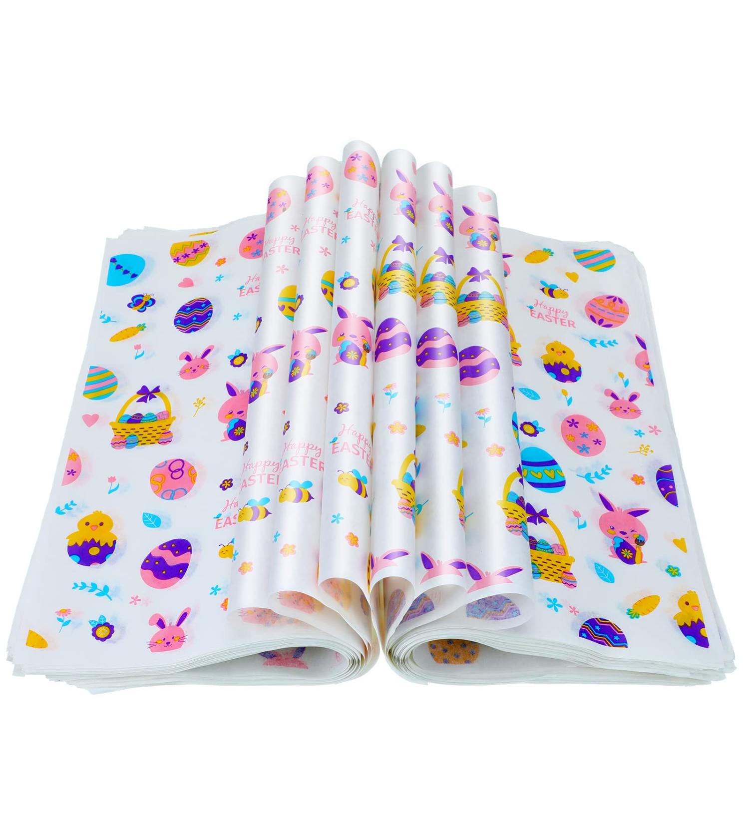 400 Pcs Easter Wax Paper Oil Proof Food Wrapping Paper Sheets Easter Wax Paper Sheets Greaseproof Deli Paper Sandwich Wrap Food Basket Liners with Rabbit Egg Pattern for Kitchen Food  12'' x 12'' - Buy Online on GoSupps.com