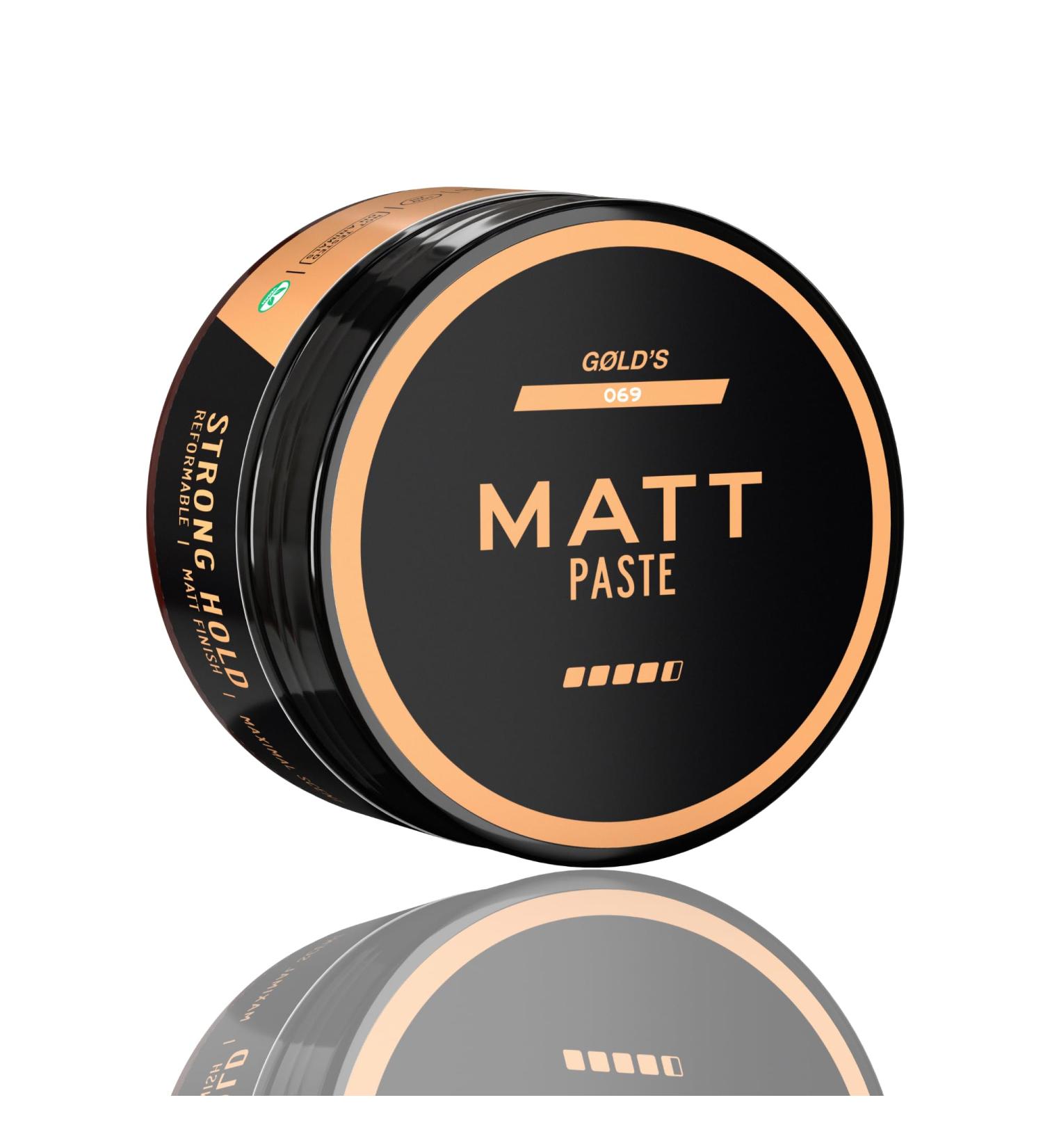 G ld's Hair Wax Matt Paste for Men - Natural Look 24H Hold Vegan - 100ml (1 Pack) - Buy Online on GoSupps.com