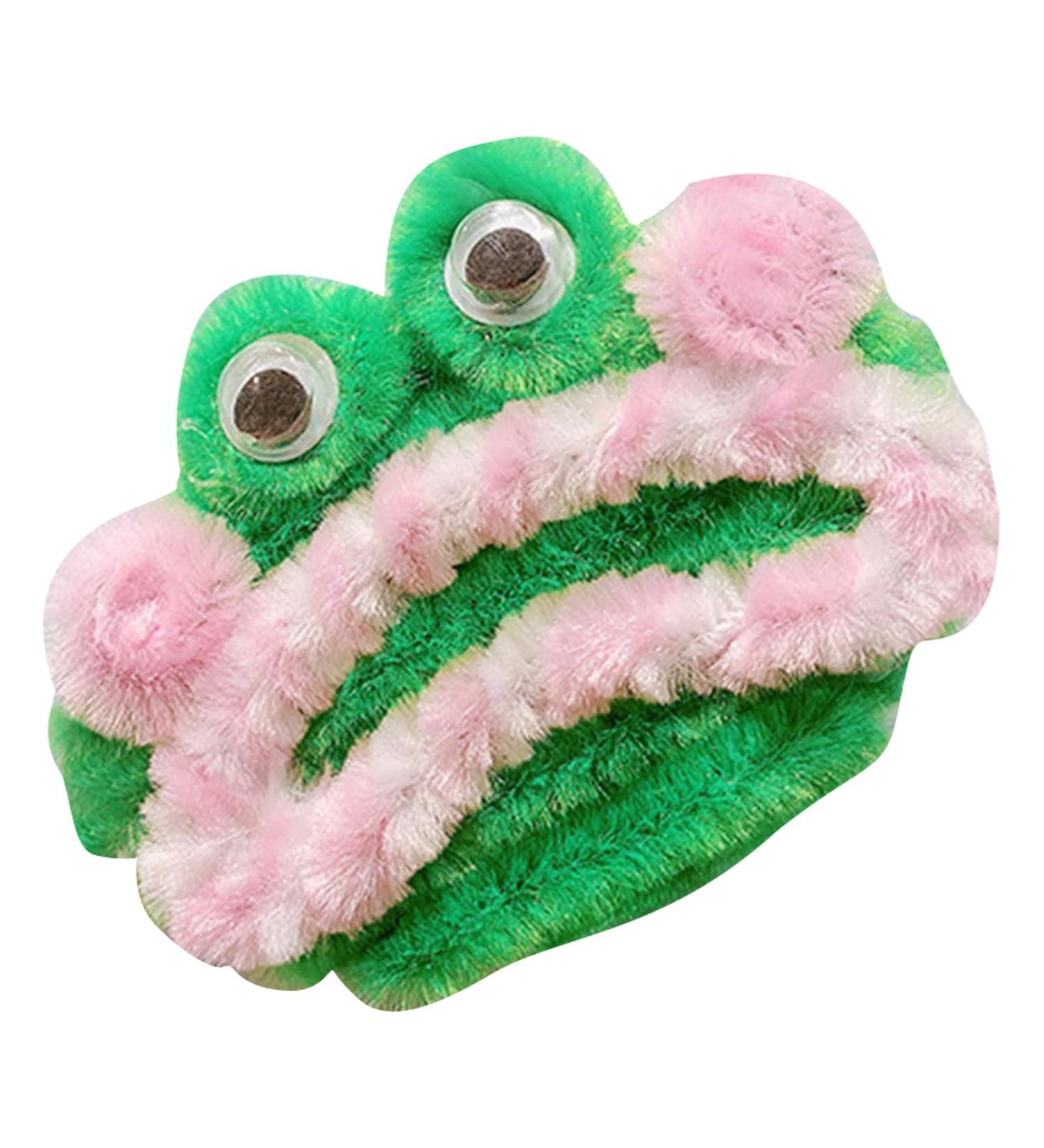 Creative Large Mouth Frog Shape Hairpin For Girls Carnival Taking Photo Hair Barrettes Aesthetics Plush Hair Accessories Cute Plush Hair Clips Plush Twist Frog Hair Clip Plush Hair Claw Clip Plush Green - Buy Online on GoSupps.com