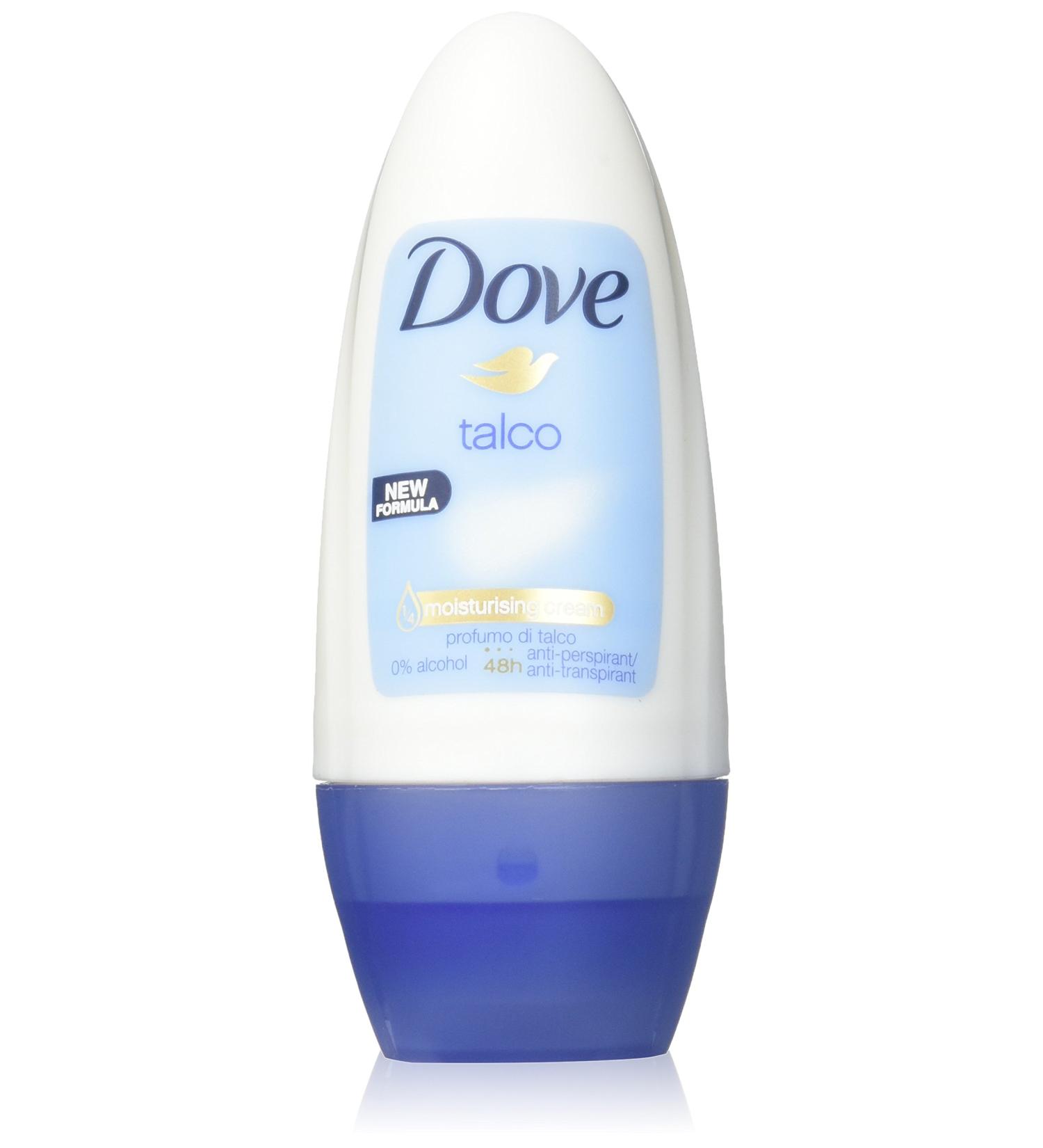 Dove Roll-On Antiperspirant 50ml Talco 2-Pack - Long-lasting Odor Protection - Buy Online on GoSupps.com
