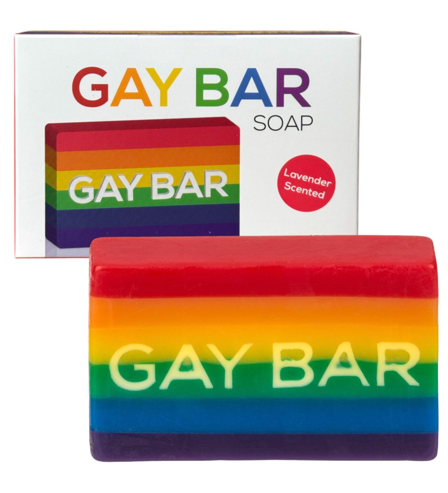 MIJOMA MIJOMA Fun Soap Approx 150g - Fun Soap with Intense Scent - Perfect for Care Bathroom and Parties (Lavender (Gay Bar)) - Buy Online on GoSupps.com