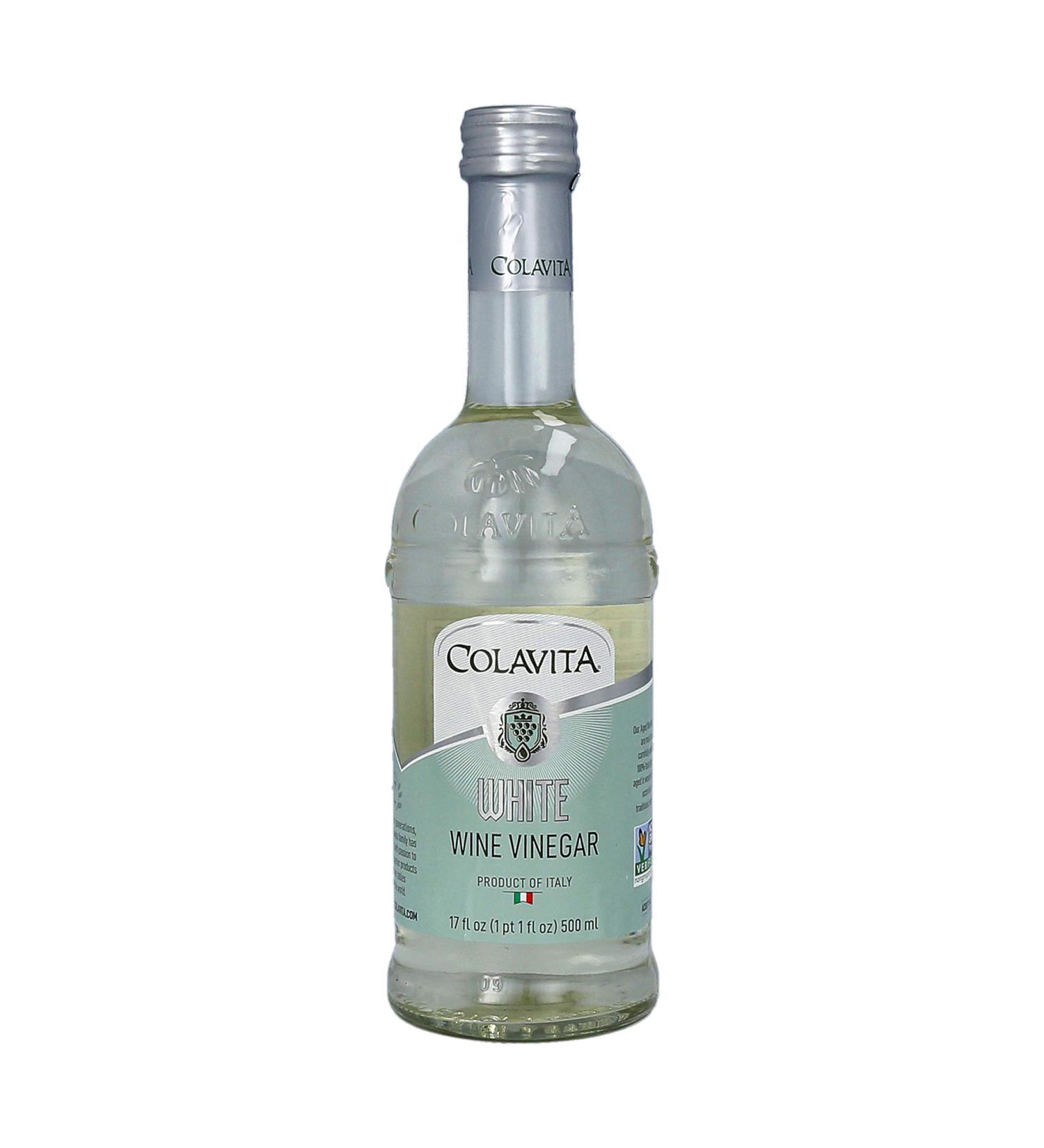 Colavita Aged White Wine Vinegar - 17 fl. oz. | Premium Flavor for Cooking & Dressing - Buy Online on GoSupps.com