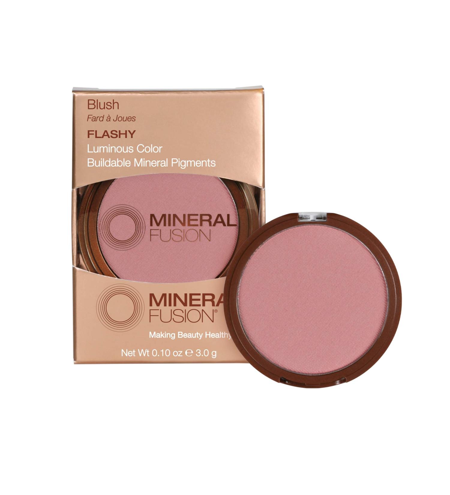 Mineral Fusion Blush Flashy - Natural Makeup, 0.10 oz | Buy Online - Buy Online on GoSupps.com