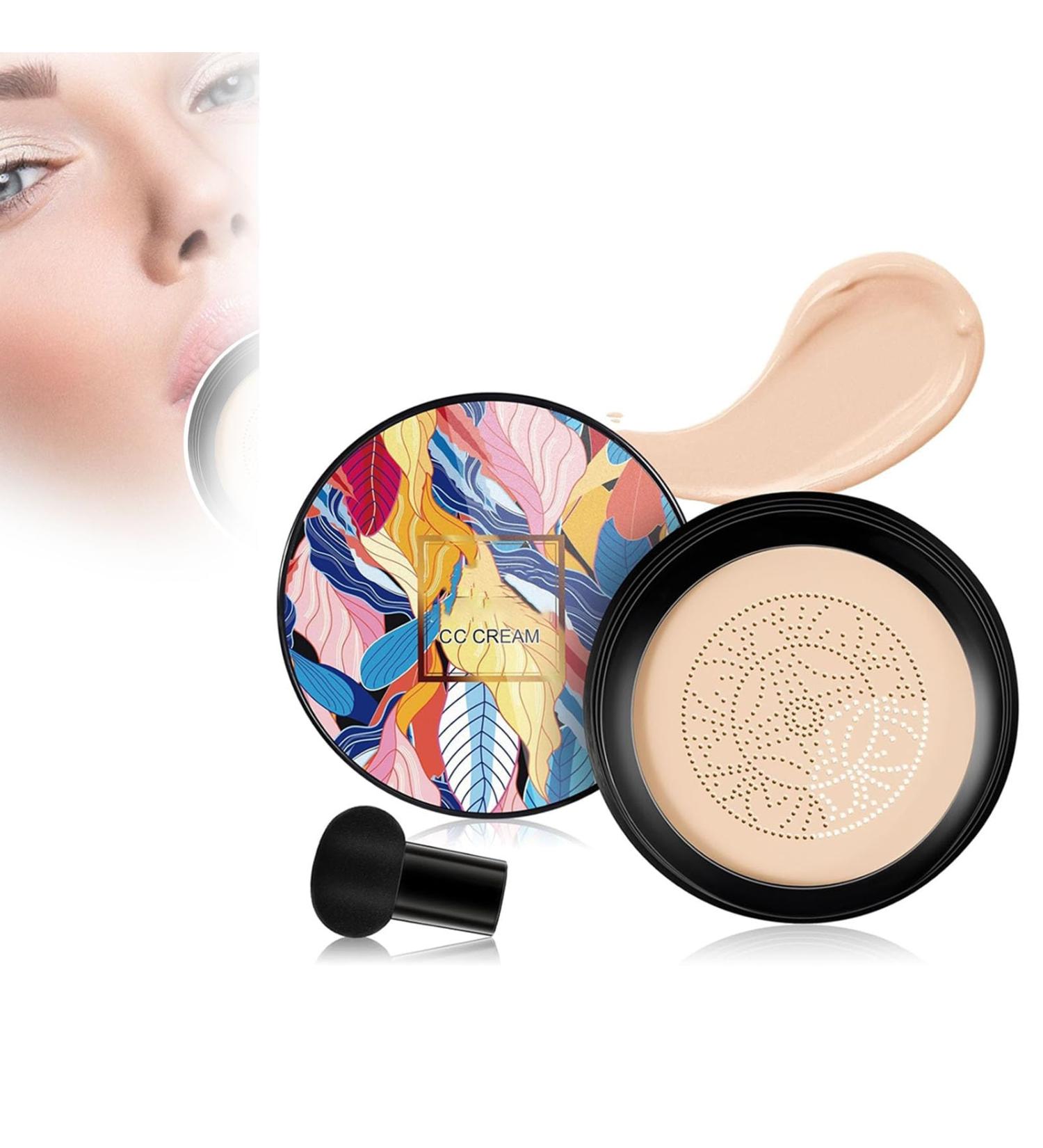 Indicativet Makeup Indicativet CC Cream Concealer Indicativet Mushroom Face Makeup Periodicali Mushroom Head CC Cream Long-Lasting Waterproof Indicativet CC Cream (Ivory White One size) 1 g (Pack of 1) Ivory White - Buy Online on GoSupps.com