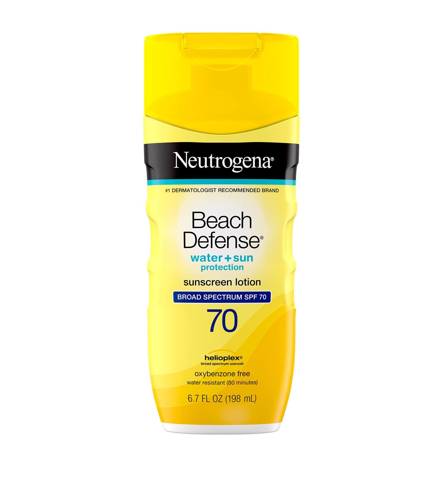 Neutrogena Beach Defense Sunscreen Lotion SPF 70 6.7 fl oz (198 ml)