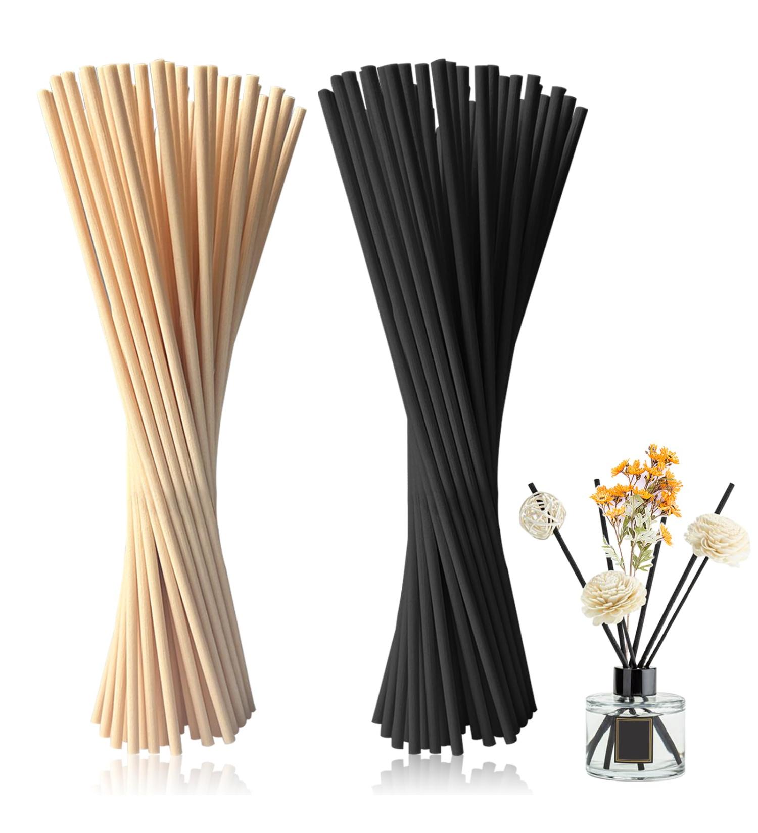 Halercay 100-Piece Room Fragrance Sticks - Aroma Diffuser Chopsticks for Home Office Spa & Decoration (Nature Black) - Refresh Your Space - Buy Online on GoSupps.com